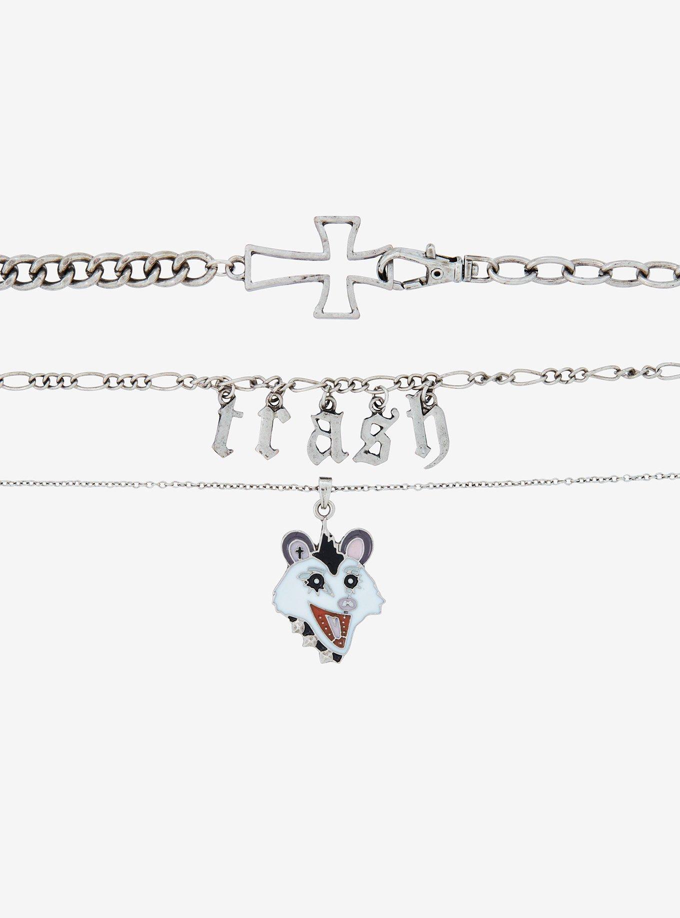 Social Collision Trash Possum Choker Set, , alternate