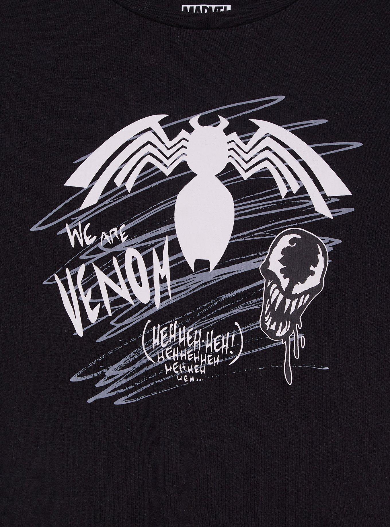 Marvel Venom Icons Cropped Women's Baby Tee - BoxLunch Exclusive, , hi-res
