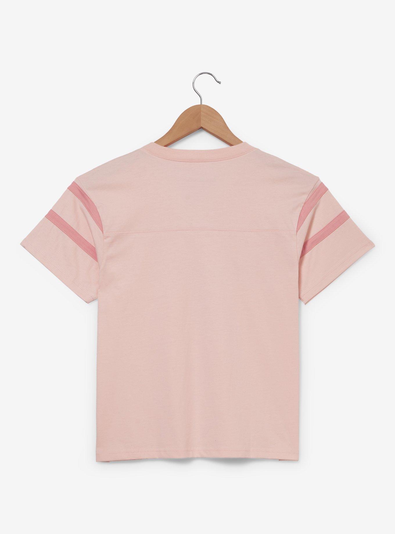 Mean Girls The Plastics Women's Football T-Shirt &mdash; BoxLunch Exclusive, LIGHT PINK, alternate