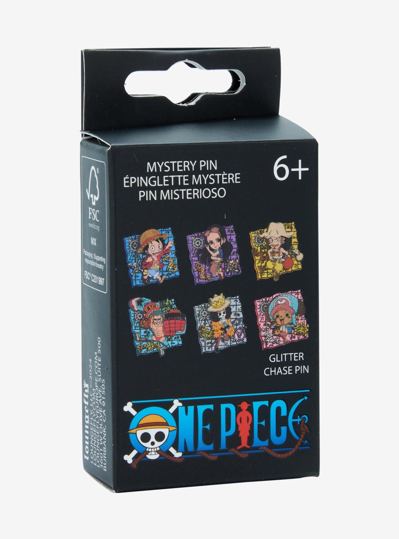 Loungefly One Piece Chibi Character Map Blind Box Enamel Pin, , hi-res