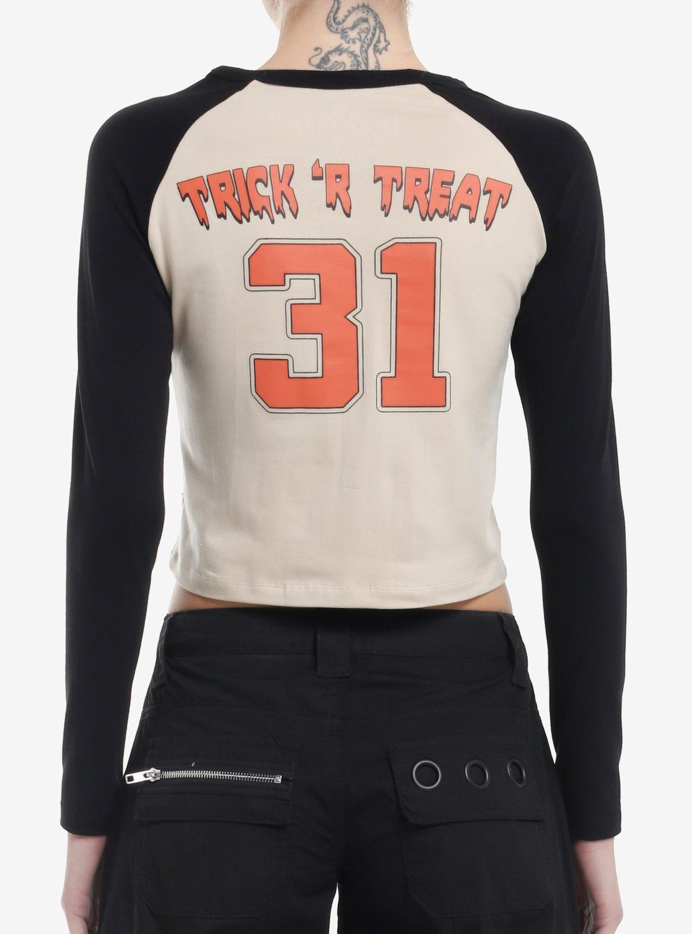 Trick 'R Treat Varsity Girls Raglan Long-Sleeve Top, , hi-res