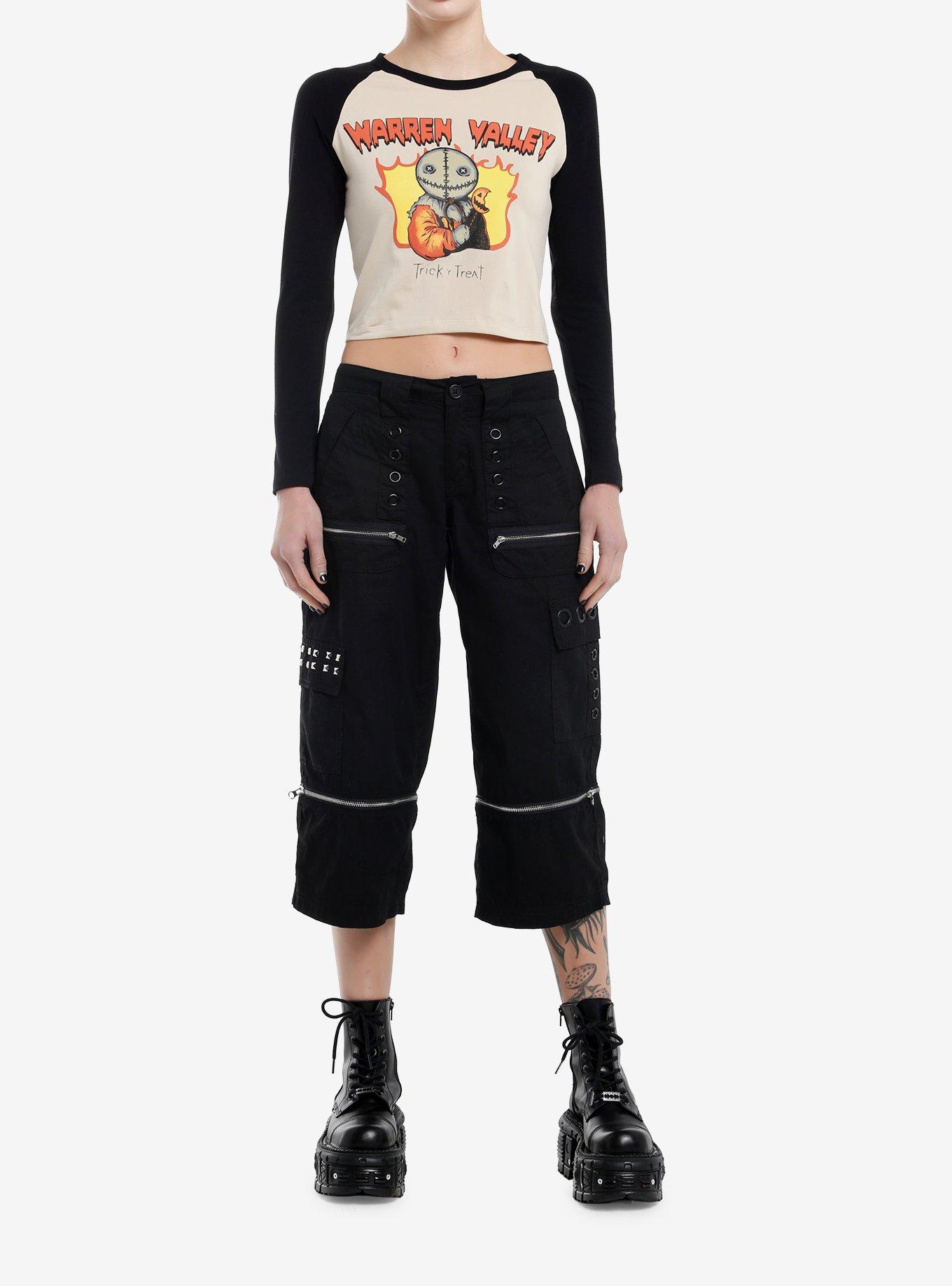 Trick 'R Treat Varsity Girls Raglan Long-Sleeve Top, MULTI, alternate