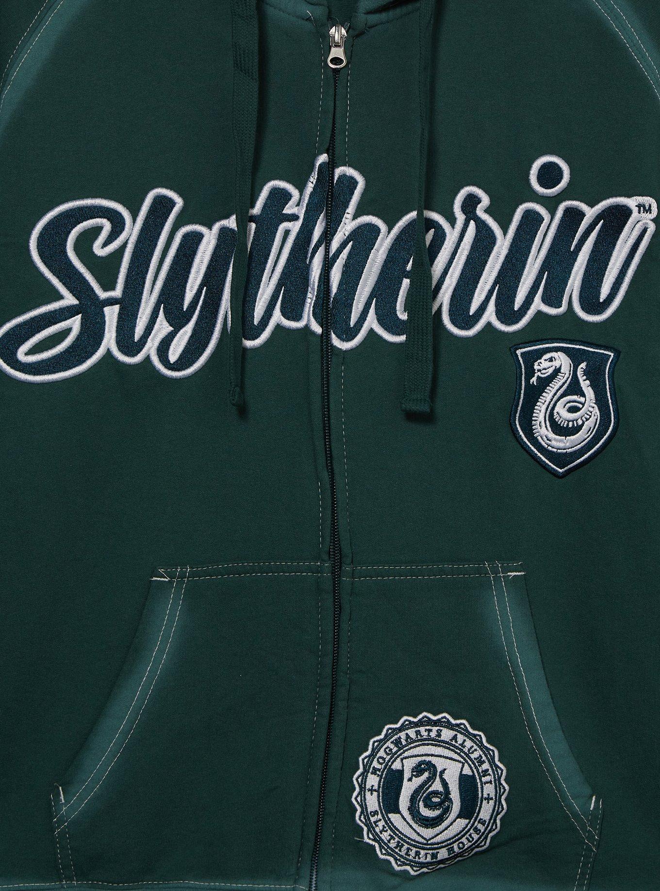 Harry Potter Slytherin Women's Zippered Hoodie, , hi-res