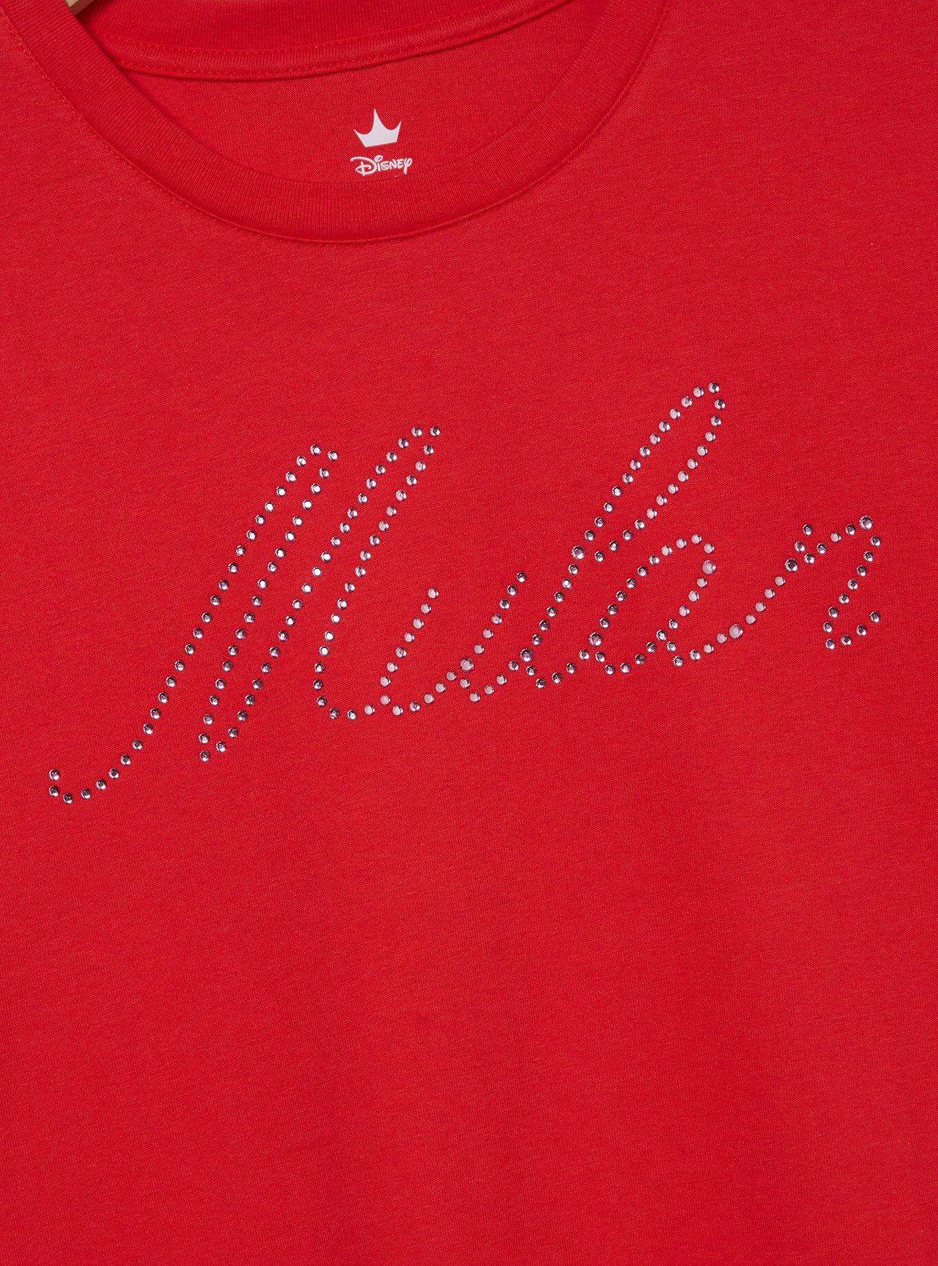 Disney Mulan Rhinestone Women's Cropped T-Shirt - BoxLunch Exclusive, , hi-res