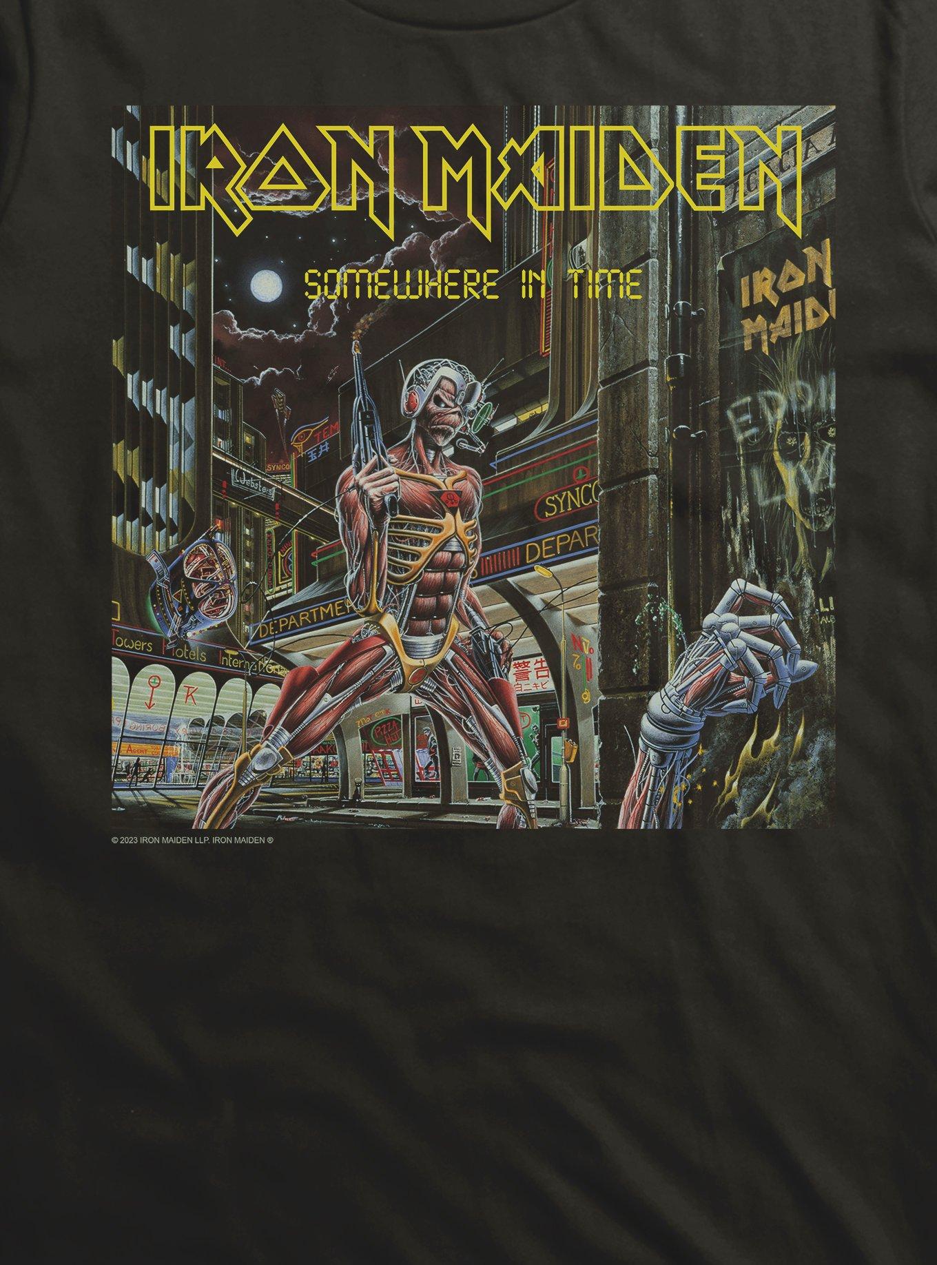 Iron Maiden Somewhere In Time T-Shirt, BLACK, alternate