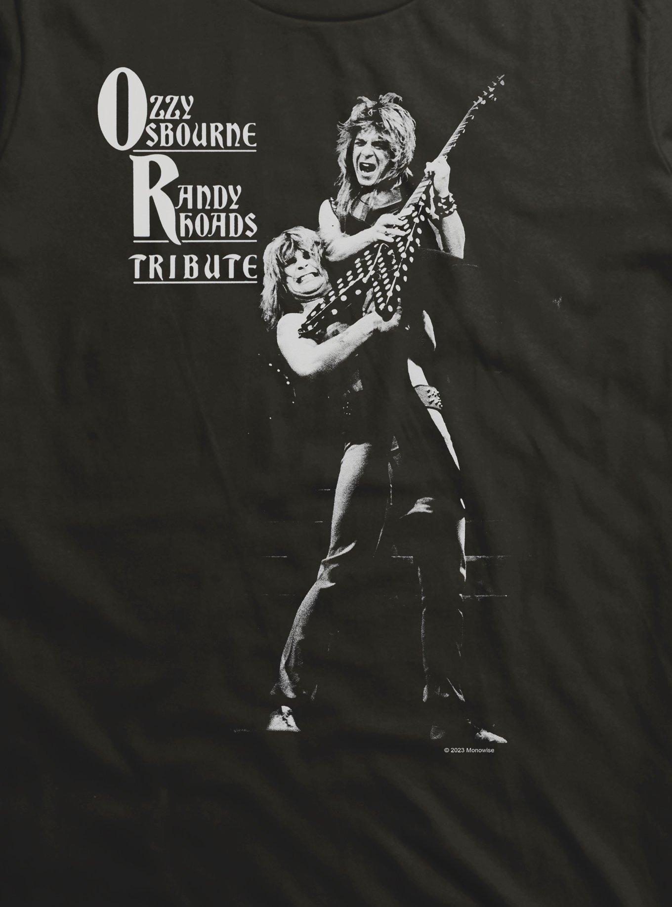 Ozzy Osbourne Randy Rhoads Tribute T-Shirt, BLACK, alternate