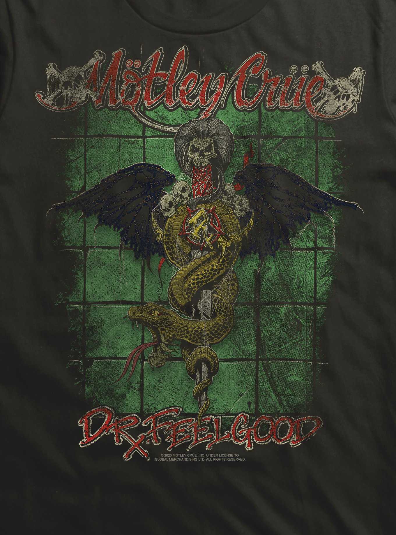 Motley Crue Dr. Feelgood Logo T-Shirt, , hi-res