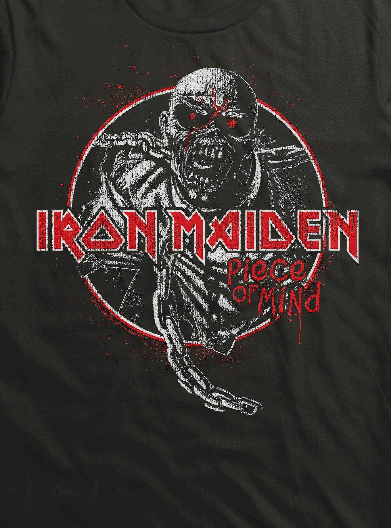 Iron Maiden Piece Of Mind Eddie T-Shirt, BLACK, alternate