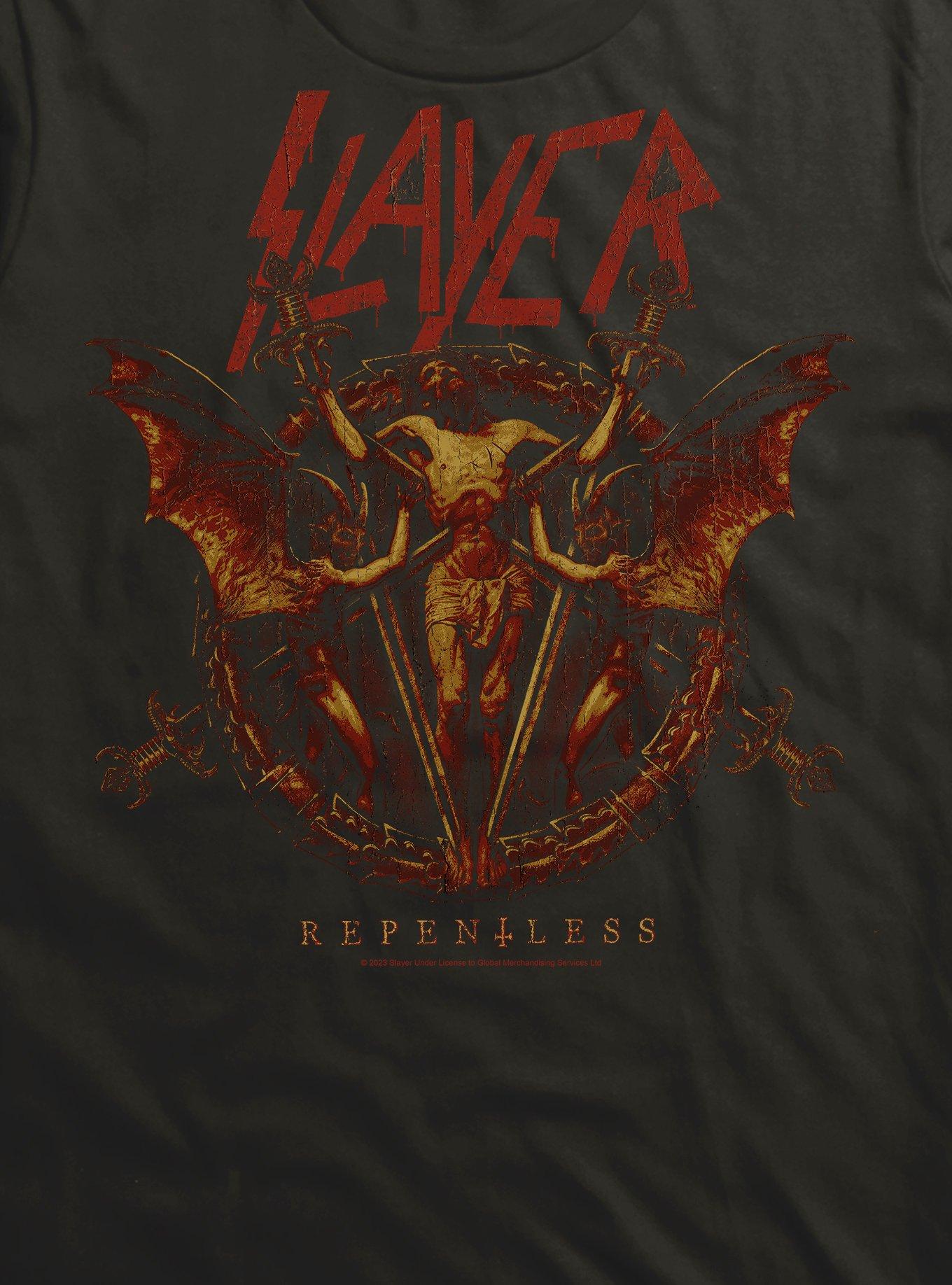 Slayer Repentless Christ Logo T-Shirt, , hi-res