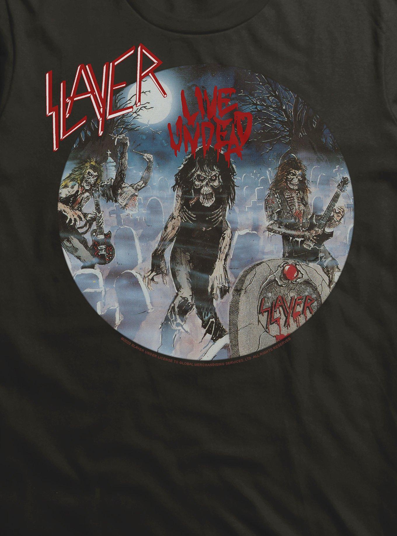 Slayer Live Undead T-Shirt, BLACK, alternate