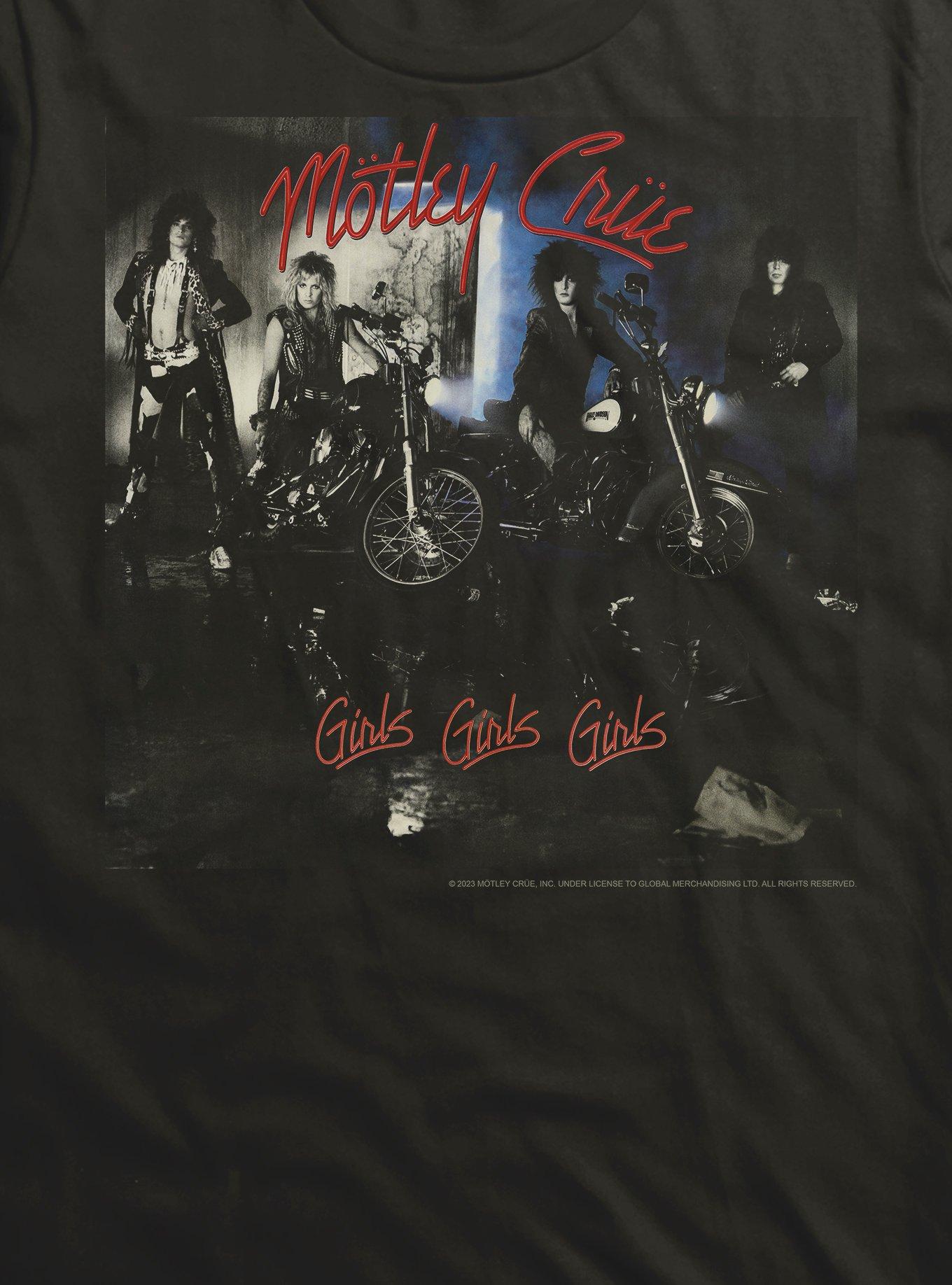 Motley Crue Girls Girls Girls T-Shirt, BLACK, alternate