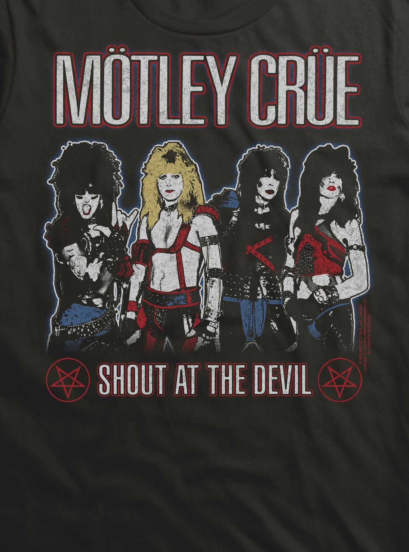 Motley Crue Shout At The Devil Pentagrams T-Shirt, , hi-res