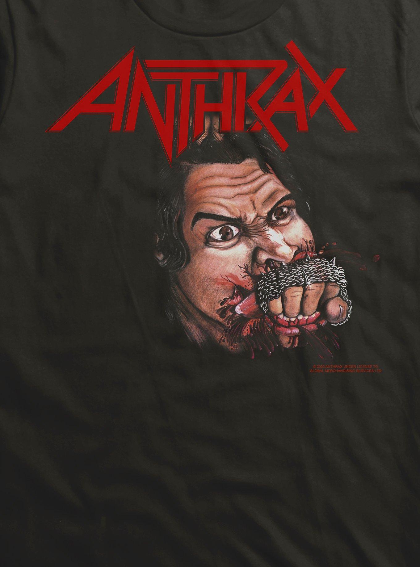 Anthrax Fist Full Of Metal T-Shirt, BLACK, alternate