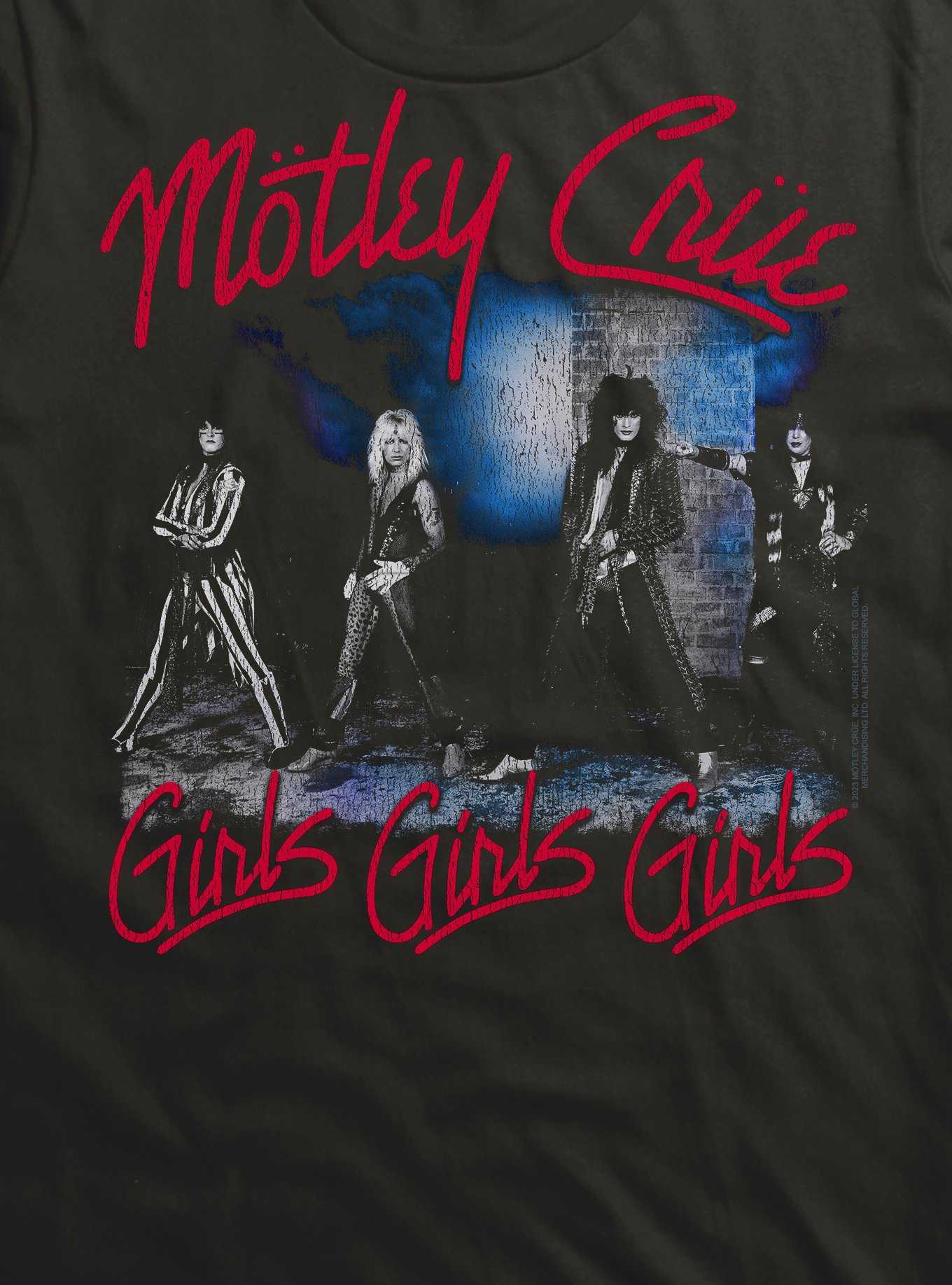 Motley Crue Girls Girls Girls Group Photo T-Shirt, , hi-res