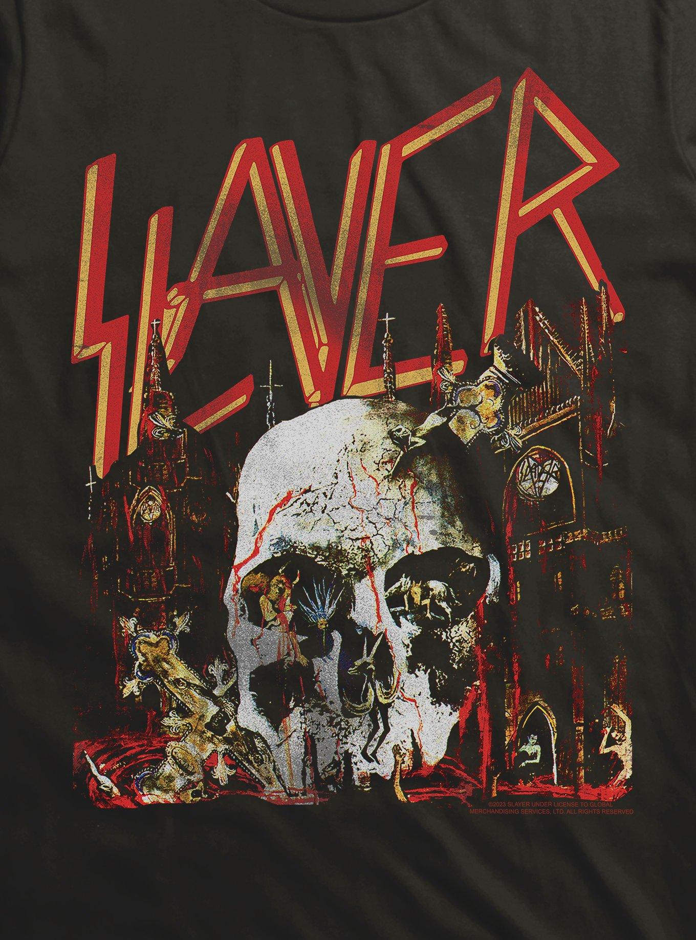 Slayer South Of Heaven Logo T-Shirt, , hi-res