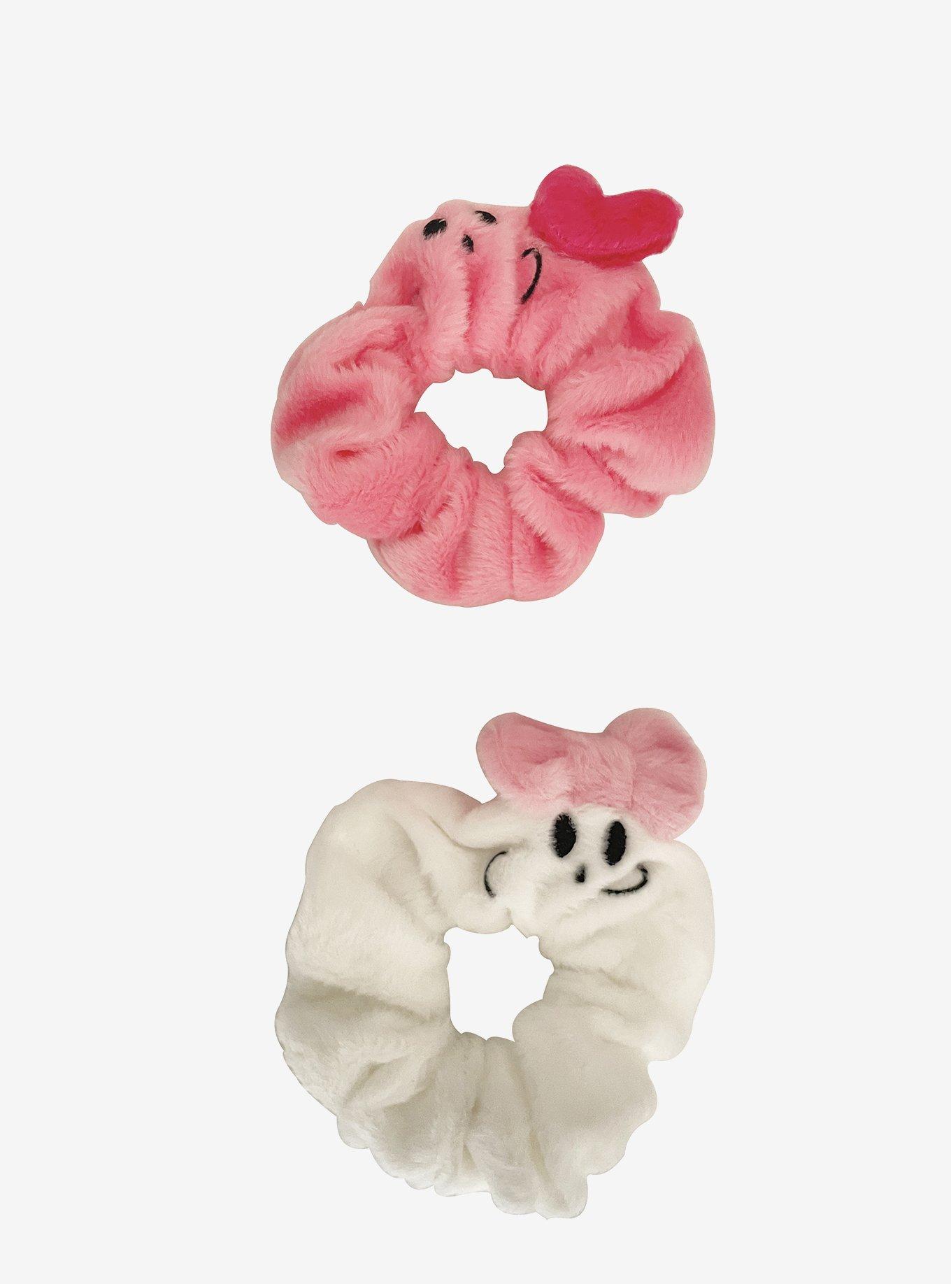 Sweet Society Ghost Bow Plush Scrunchie Set, , alternate