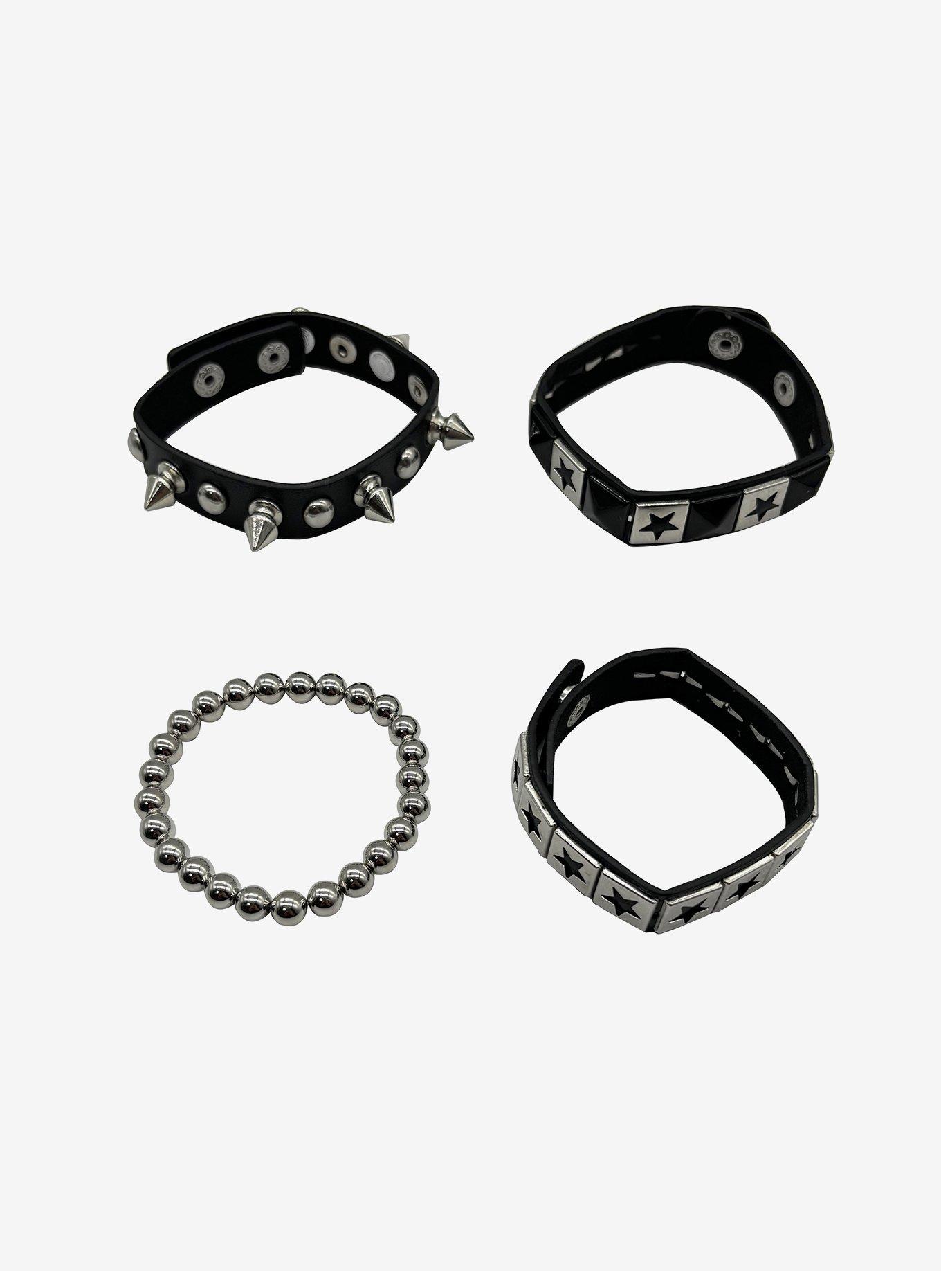 Star Spike Stud Bracelet Set, , hi-res