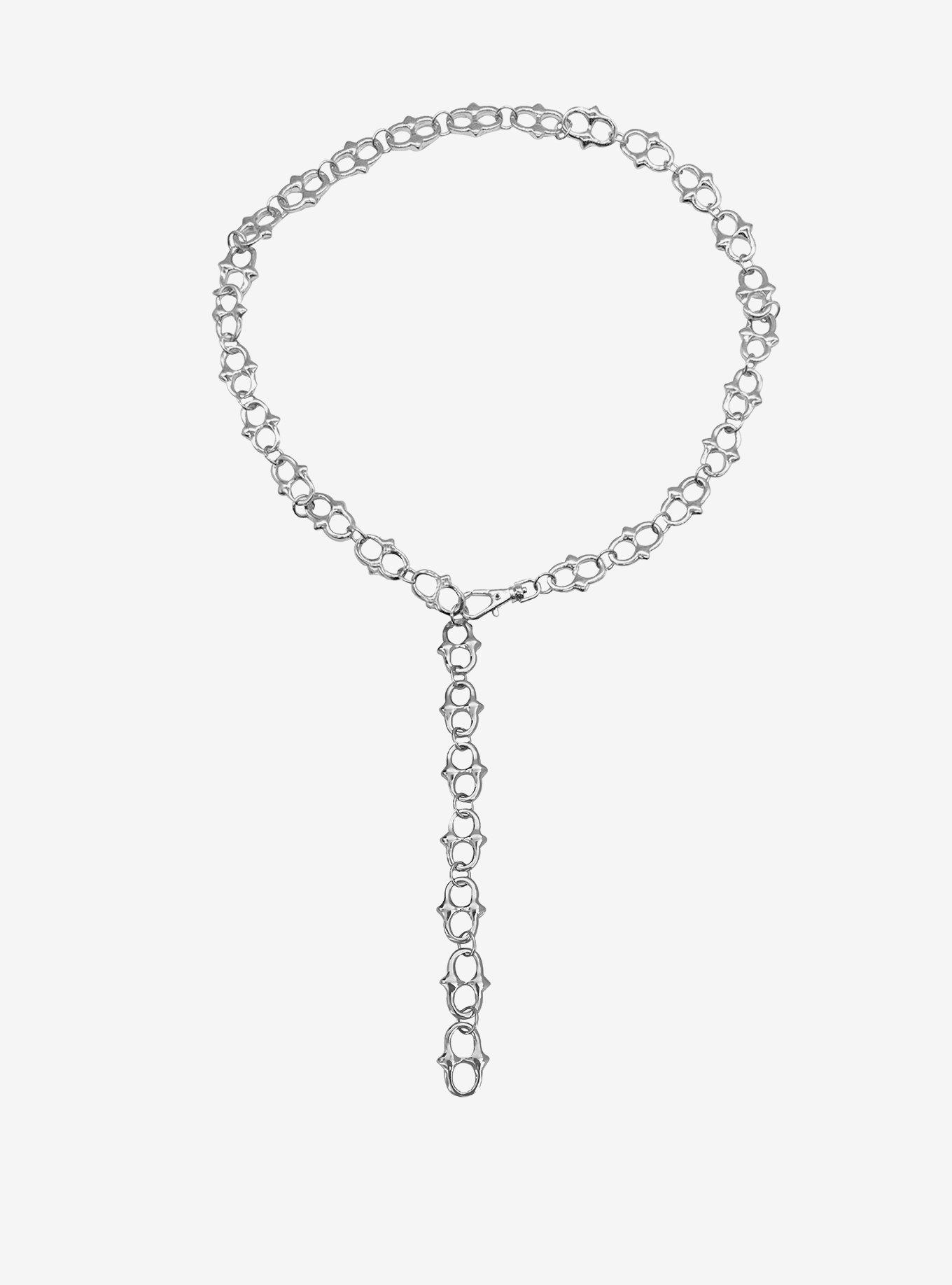 Social Collision Soda Tab Lariat Necklace, , alternate