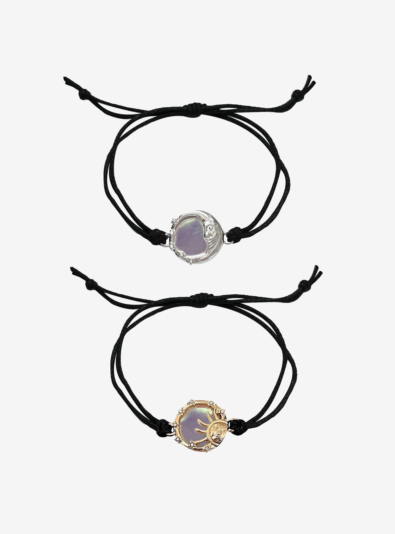 Cosmic Aura Opal Sun & Moon Best Friend Cord Bracelet Set, , hi-res