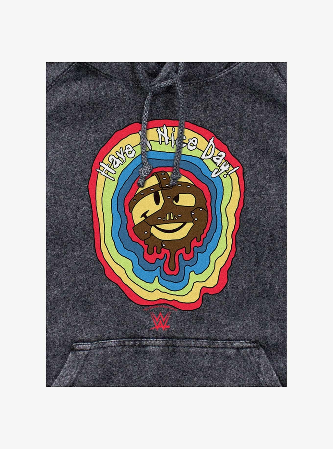 WWE Mick Foley Mankind Have A Nice Day! Mineral Wash Hoodie, , hi-res