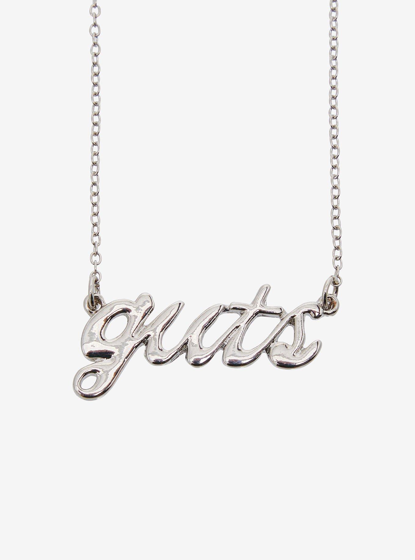 Olivia Rodrigo Guts Nameplate Necklace