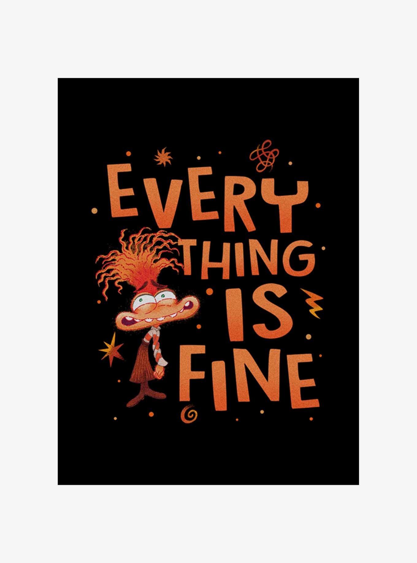 Disney Pixar Inside Out 2 This Is Fine T-Shirt, , hi-res