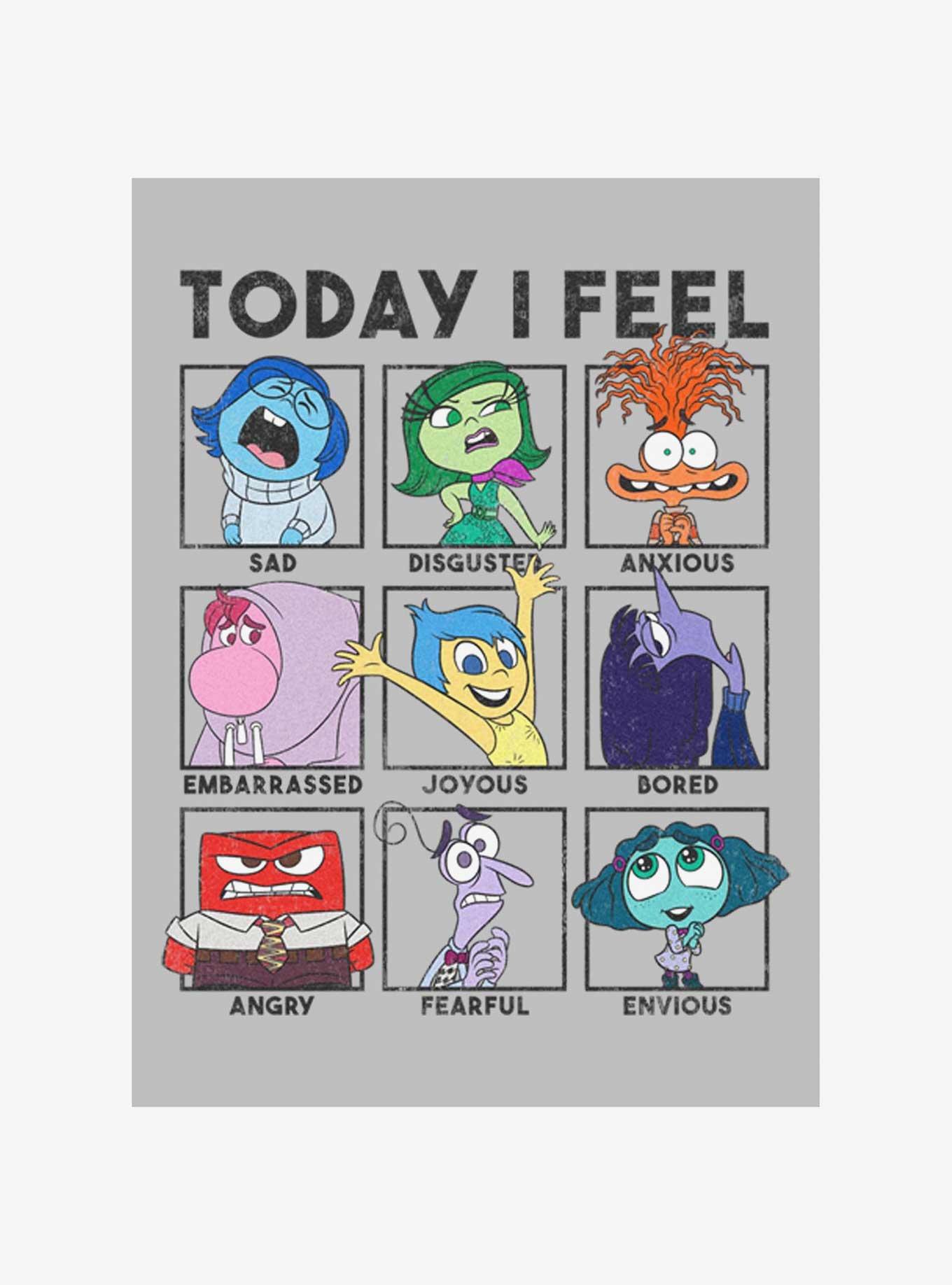 Disney Pixar Inside Out 2 Today I Feel T-Shirt, , hi-res