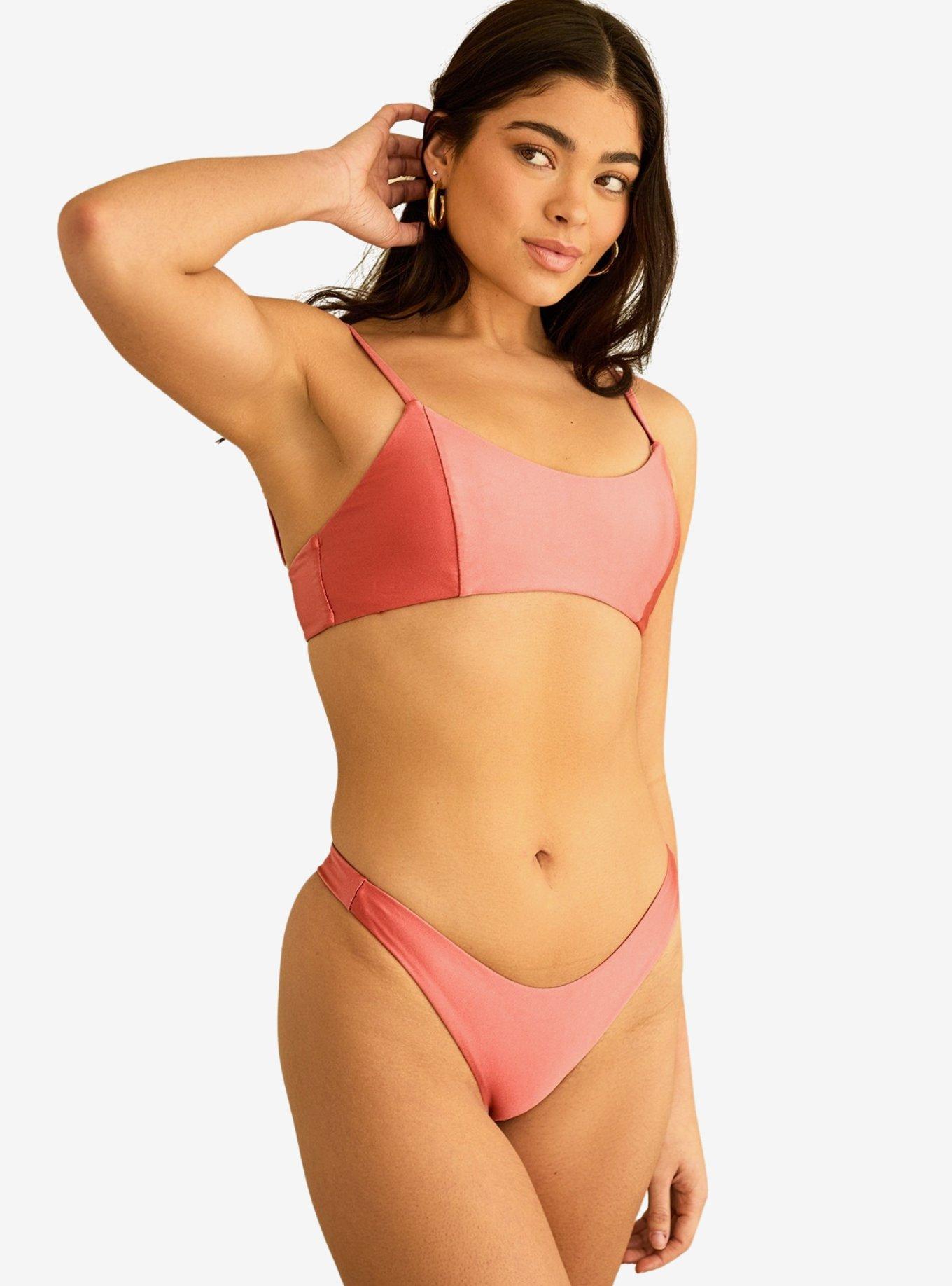 Dippin' Daisy's Redondo Adjustable Strap Swim Top Dusty Rose, DUSTY ROSE, alternate