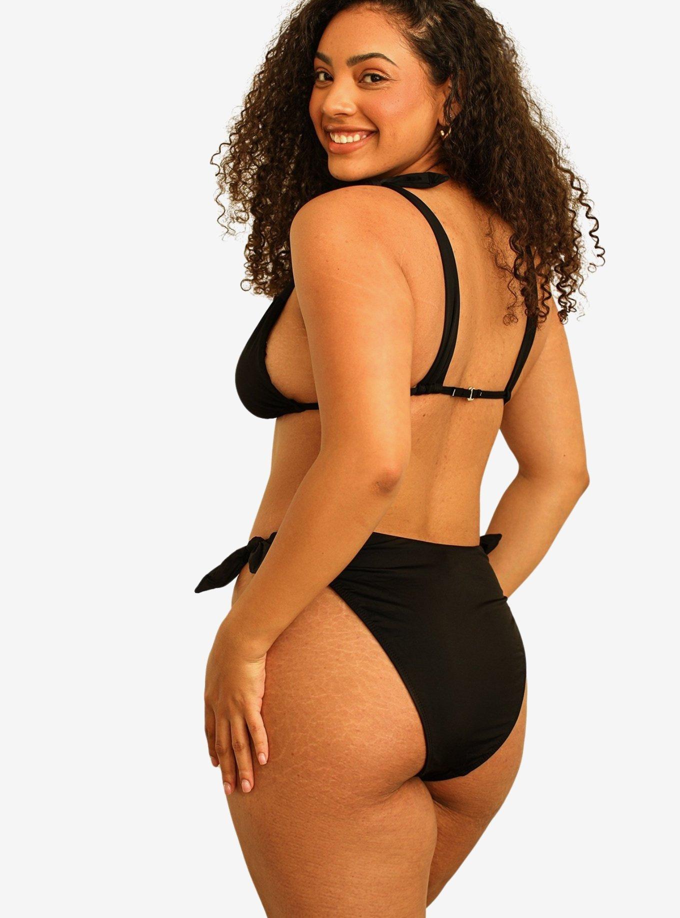 Dippin' Daisy's Lola Triangle Swim Top Black, BLACK, alternate