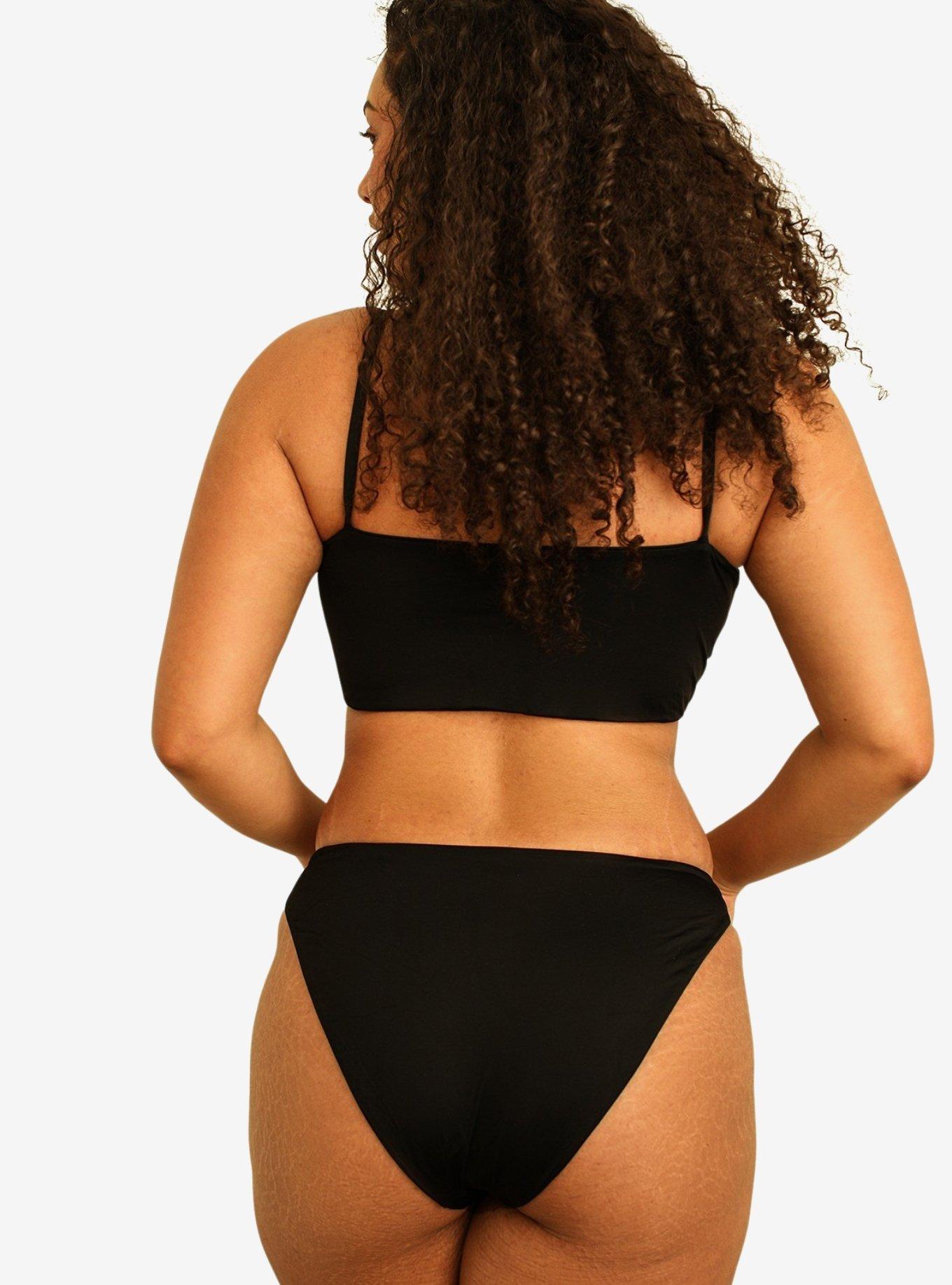 Dippin' Daisy's Charlie Cheeky Swim Bottom Black, BLACK, alternate