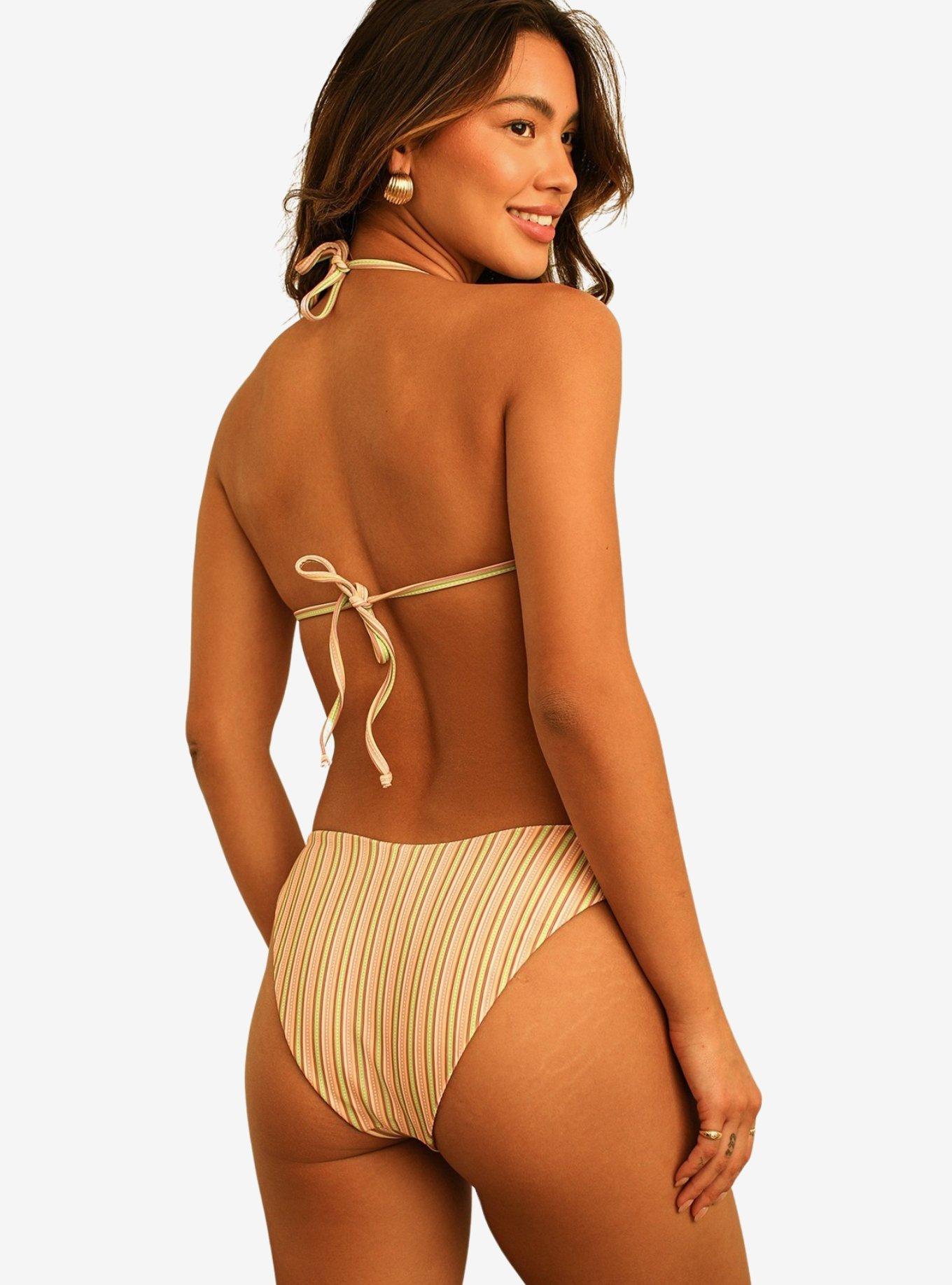 Dippin' Daisy's Angel Cheeky Swim Bottom Nostalgia Stripe, MULTI, alternate