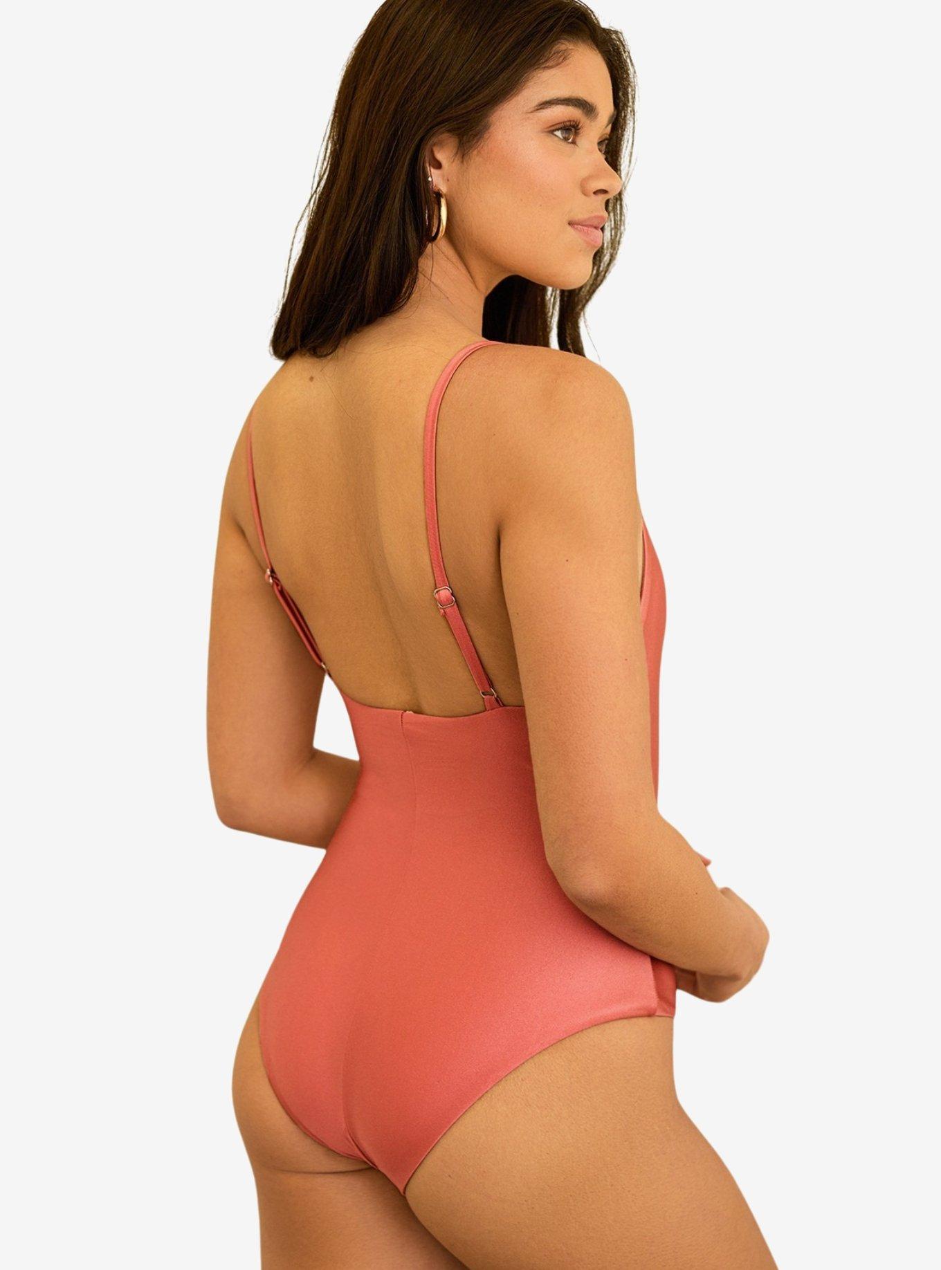 Dippin' Daisy's Bliss Moderate Coverage Swim One Piece Dusty Rose, DUSTY ROSE, alternate