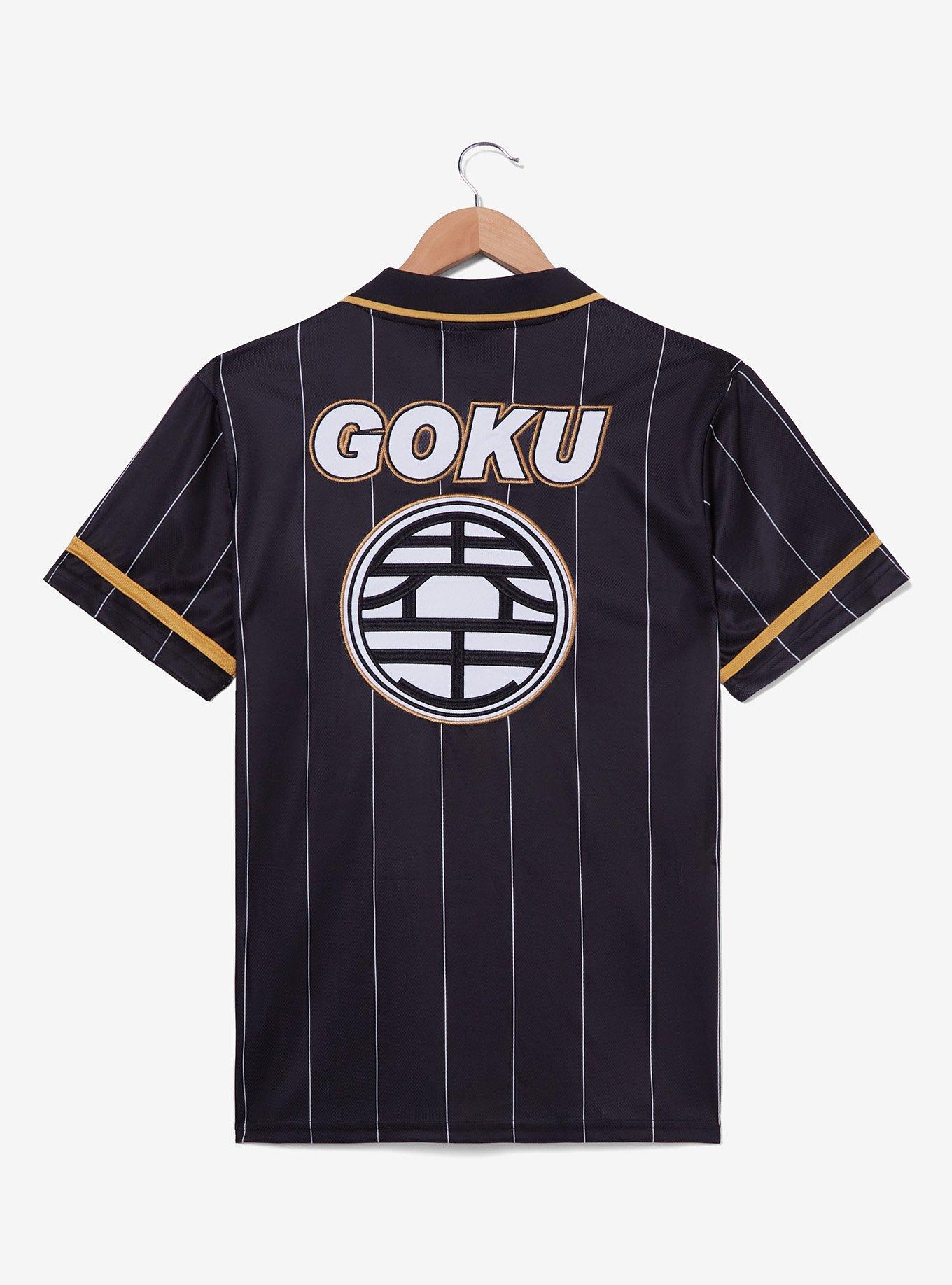 Dragon Ball Z Goku Flying Nimbus Regal Soccer Jersey - BoxLunch Exclusive, BLACK, alternate