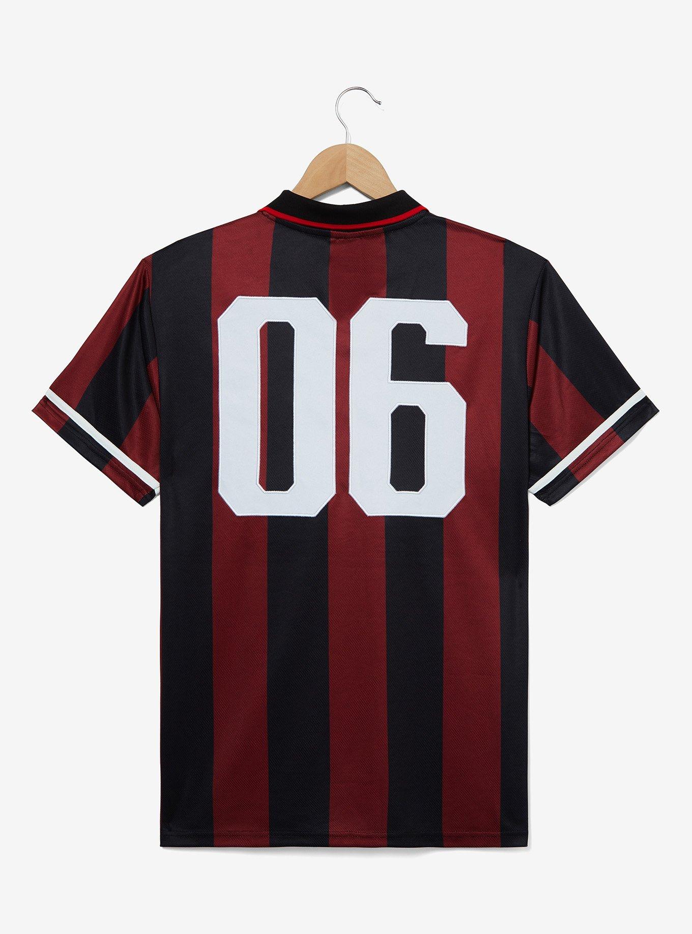 Naruto Shippuden Akatsuki Soccer Jersey &mdash; BoxLunch Exclusive, STRIPE - MULTI, alternate