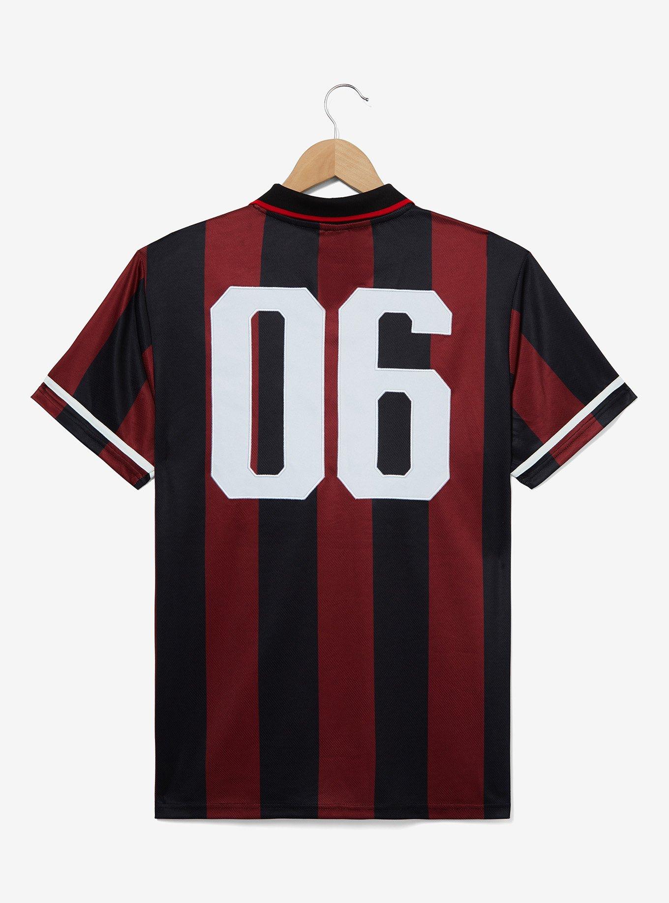 Naruto Shippuden Akatsuki Soccer Jersey — BoxLunch Exclusive, STRIPE - MULTI, alternate