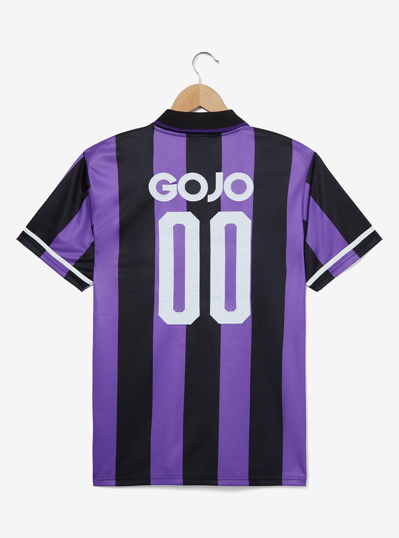 Jujutsu Kaisen Satoru Gojo Striped Soccer Jersey &mdash; BoxLunch Exclusive, STRIPE - MULTI, alternate
