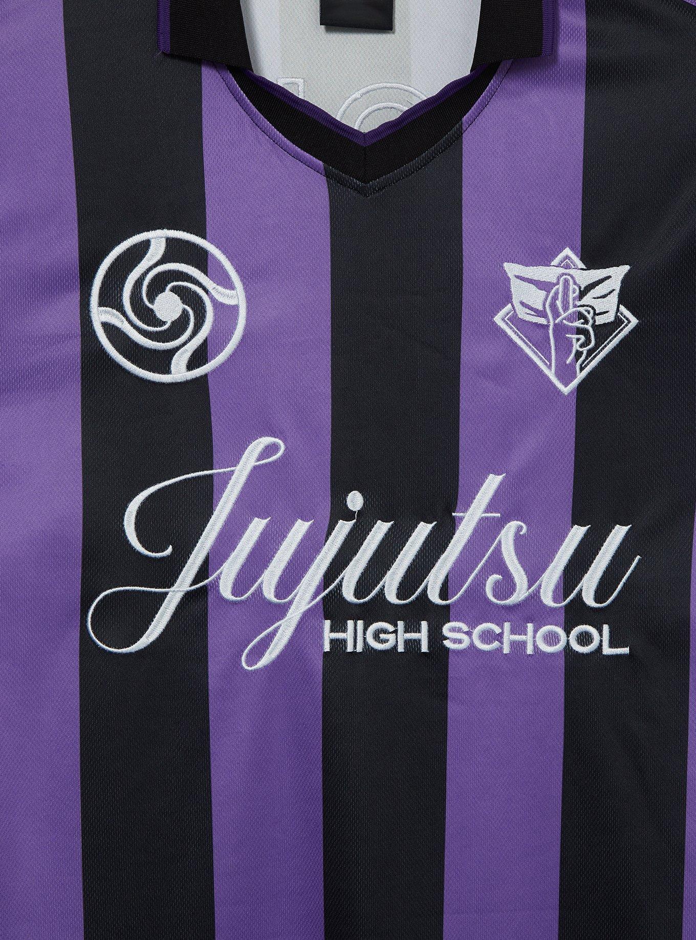 Jujutsu Kaisen Satoru Gojo Striped Soccer Jersey — BoxLunch Exclusive, STRIPE - MULTI, alternate