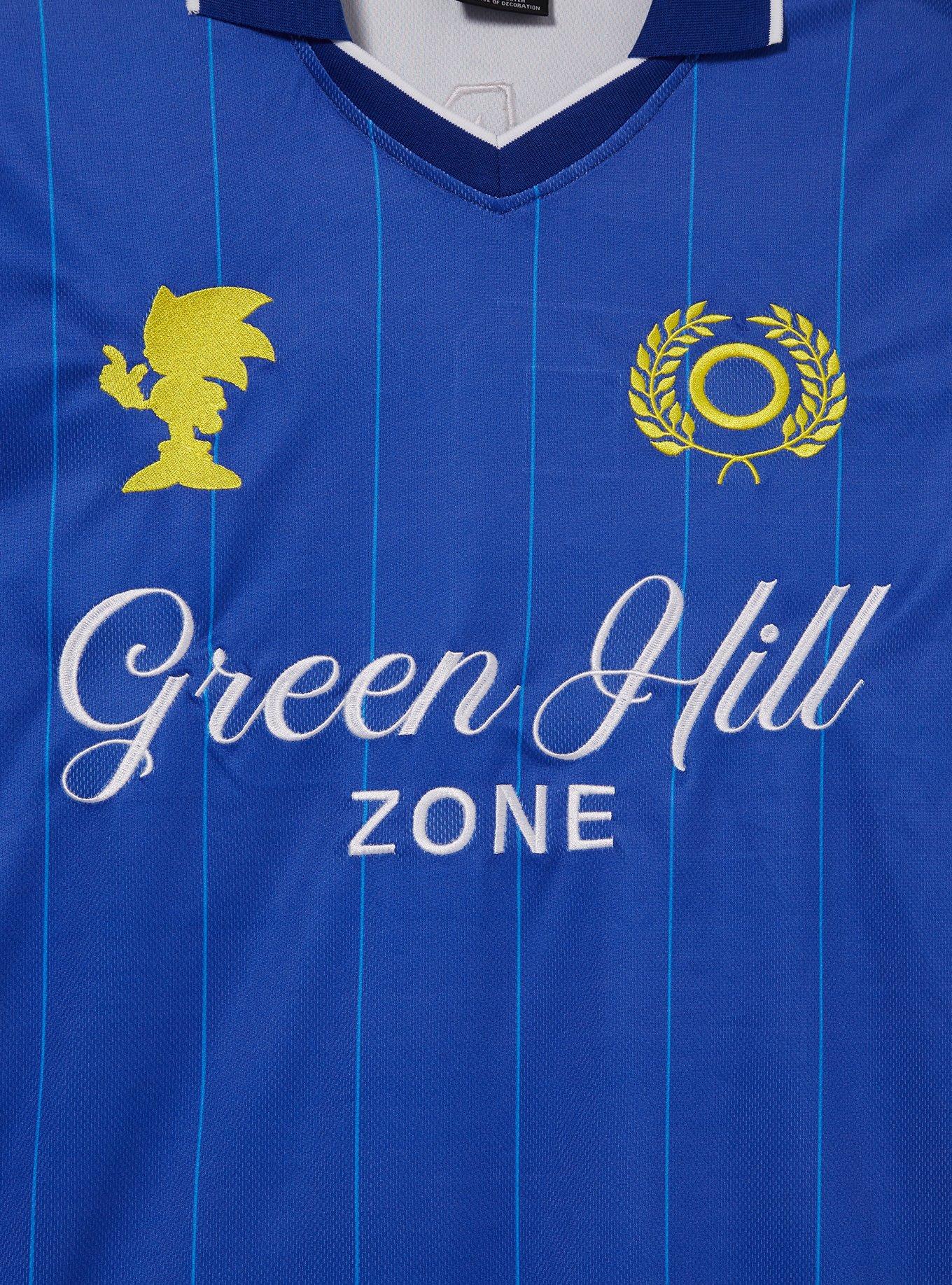 Sonic The Hedgehog Green Hill Soccer Jersey - BoxLunch Exclusive, BLUE, alternate