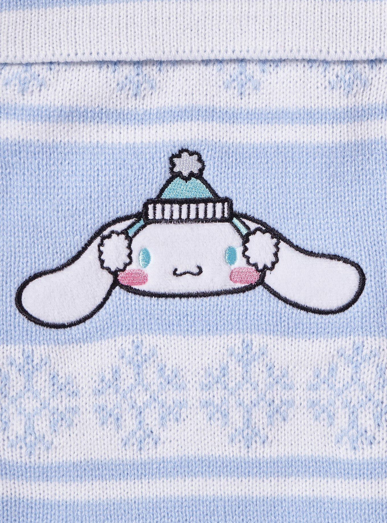 Sanrio Cinnamoroll Snowflake Knit Stocking - BoxLunch Exclusive, , alternate