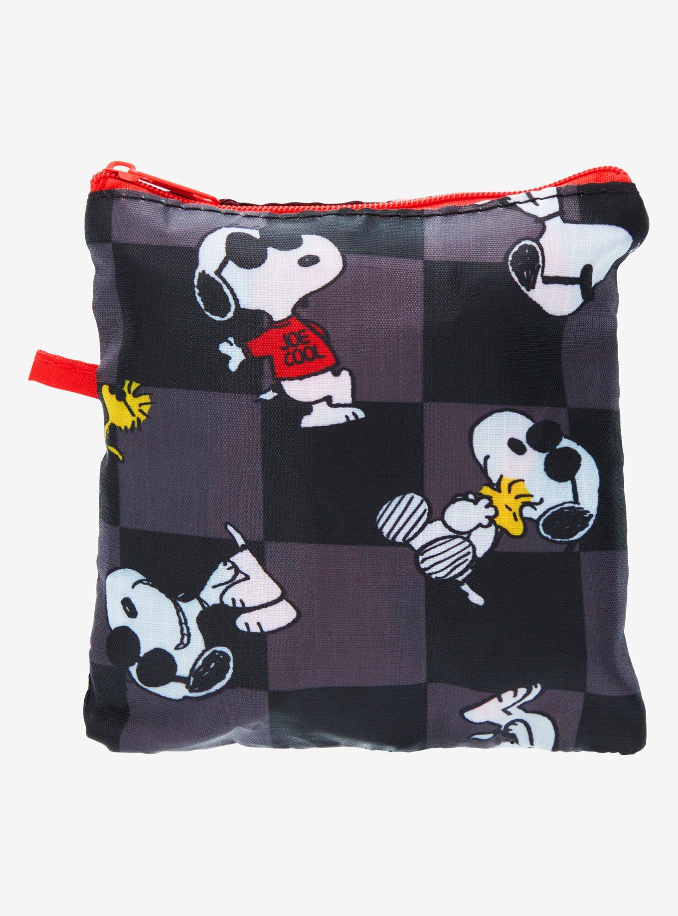 Peanuts Woodstock and Snoopy Joe Cool Allover Print Reusable Tote Bag — BoxLunch Exclusive, , alternate