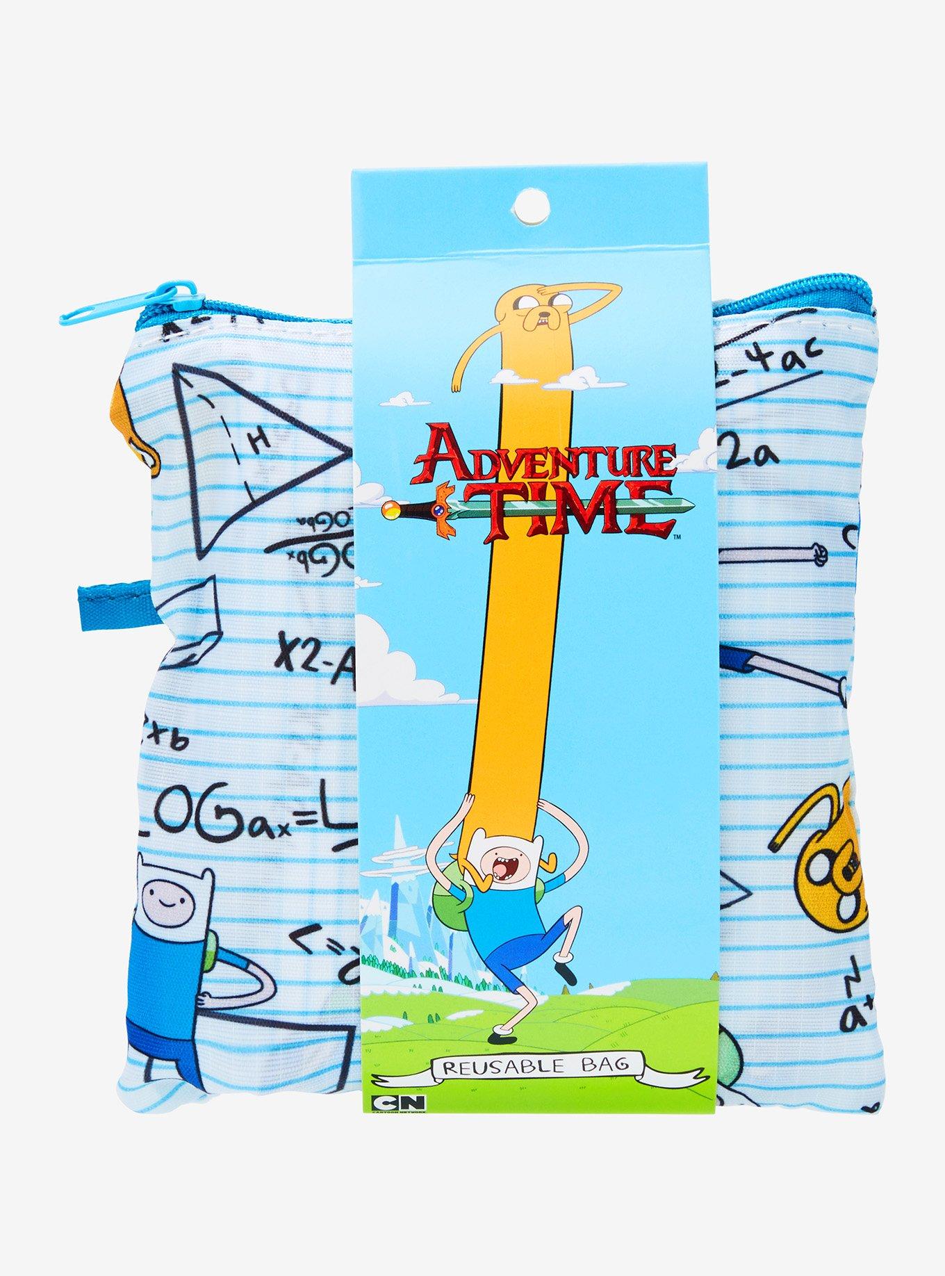 Adventure Time Finn & Jake Allover Print Reusable Tote Bag &mdash; BoxLunch Exclusive, , alternate