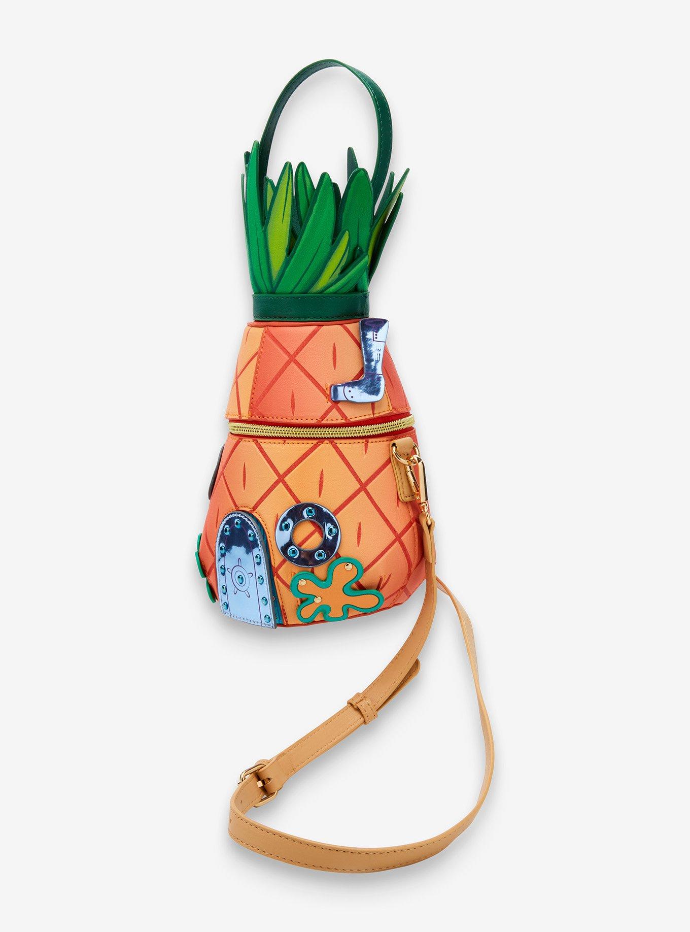 SpongeBob SquarePants SpongeBob's Pineapple Home Figural Crossbody Bag — BoxLunch Exclusive, , hi-res