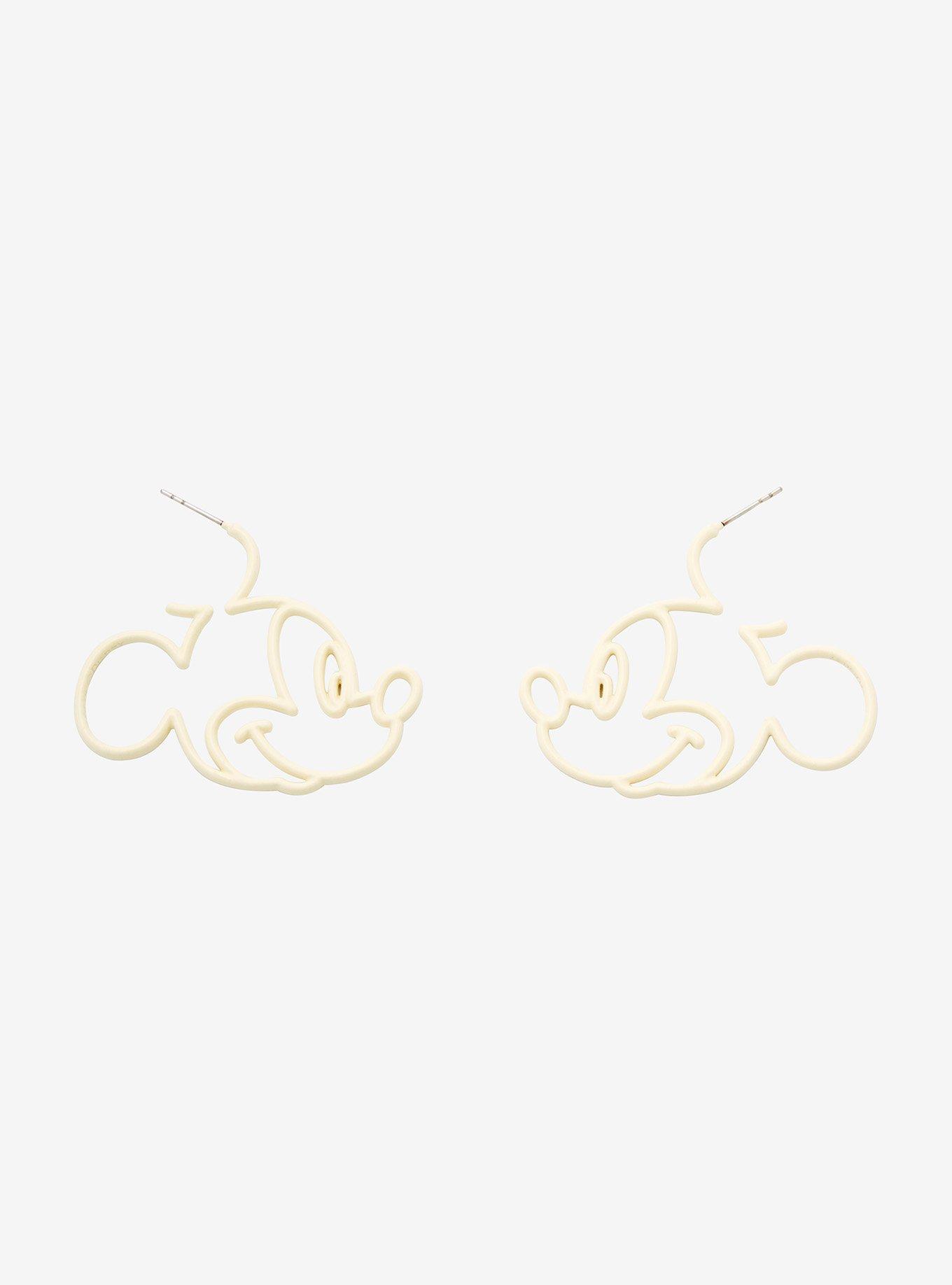 Baublebar Disney Mickey Mouse Outline Glow-in-the-Dark Earrings, , alternate