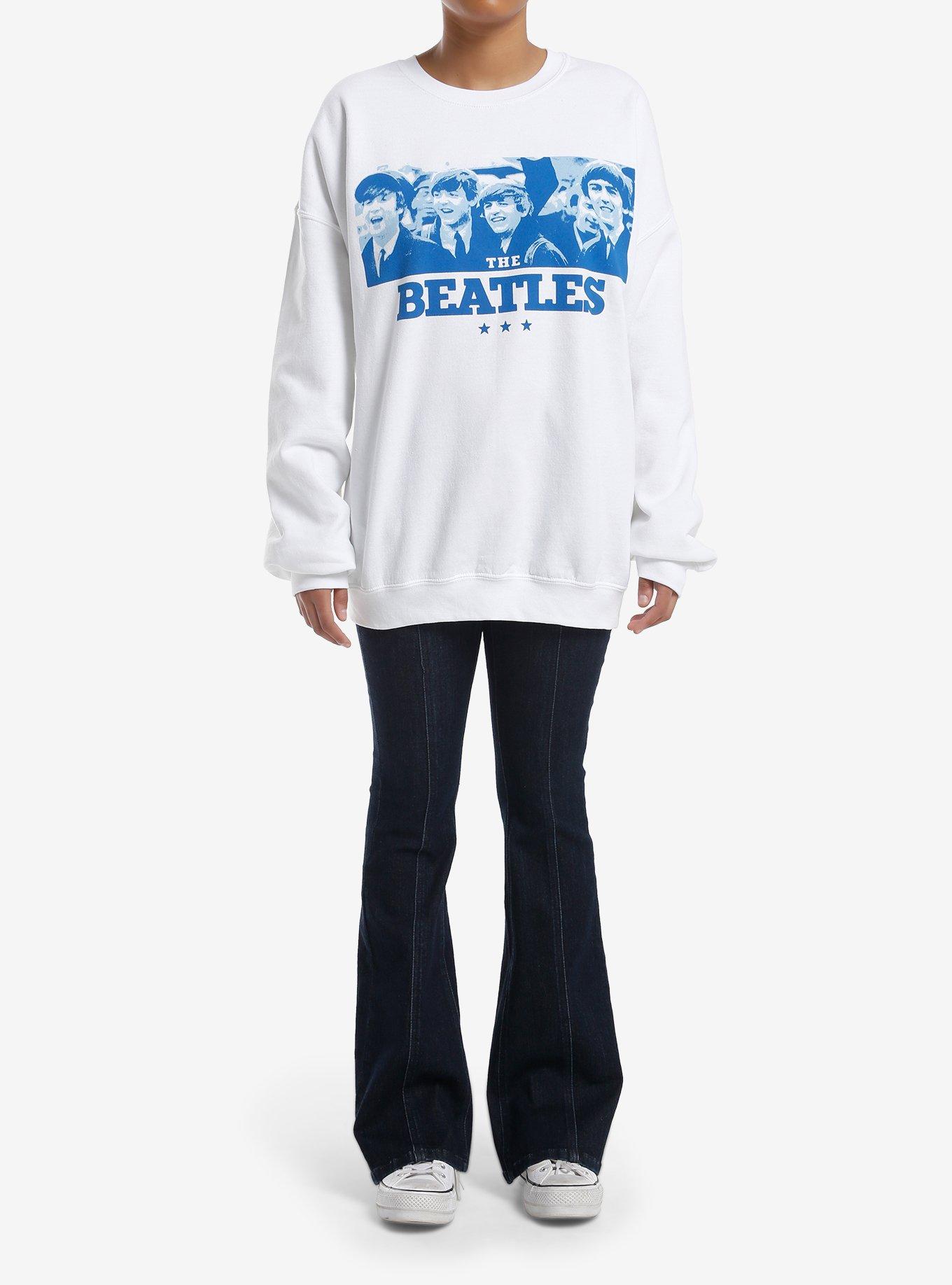 The Beatles 1964 Concert Girls Oversized Sweatshirt, BRIGHT WHITE, alternate