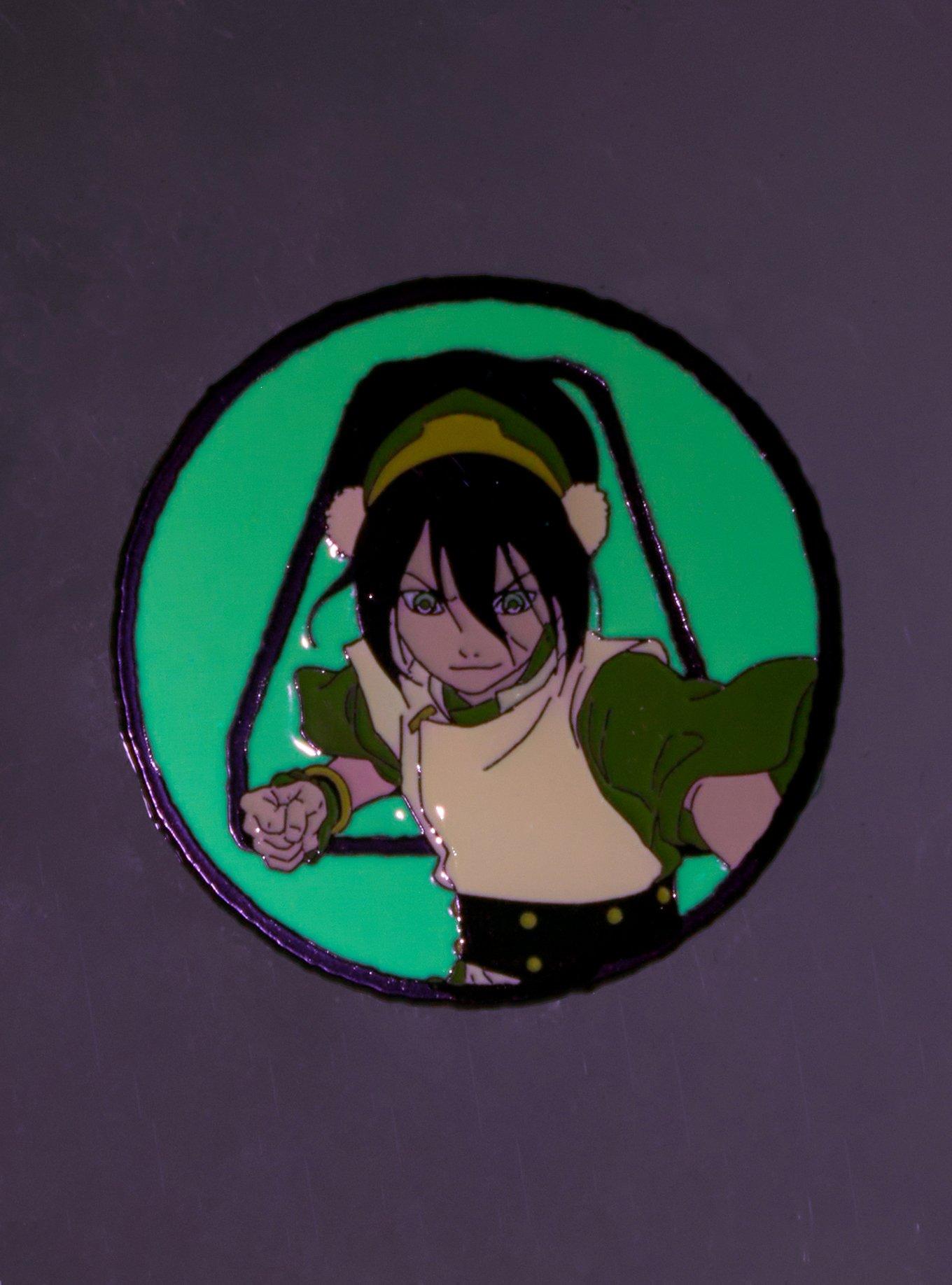 Avatar: The Last Airbender Toph UV Reactive Enamel Pin - BoxLunch Exclusive, , hi-res