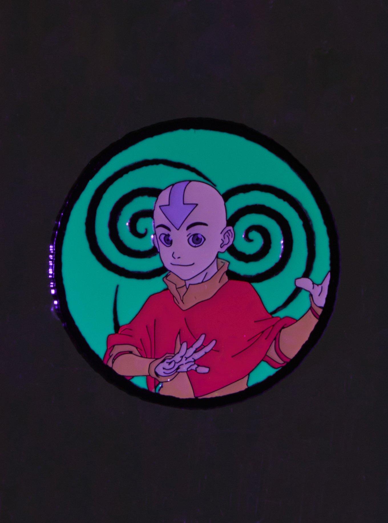 Avatar: The Last Airbender Aang UV Reactive Enamel Pin - BoxLunch Exclusive, , hi-res