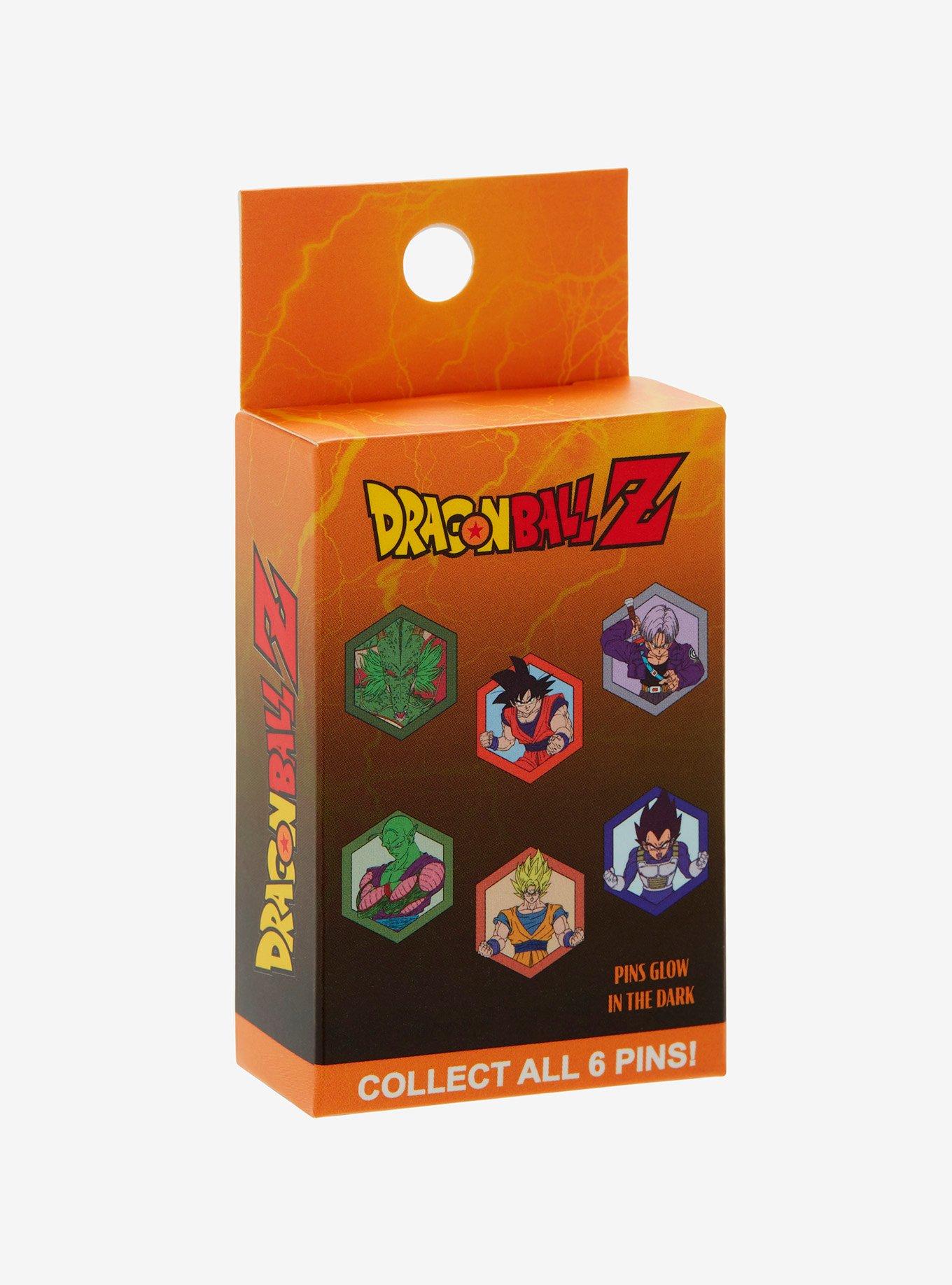 Dragon Ball Z Hexagon Glow-in-the-Dark Blind Box Enamel Pin, , hi-res