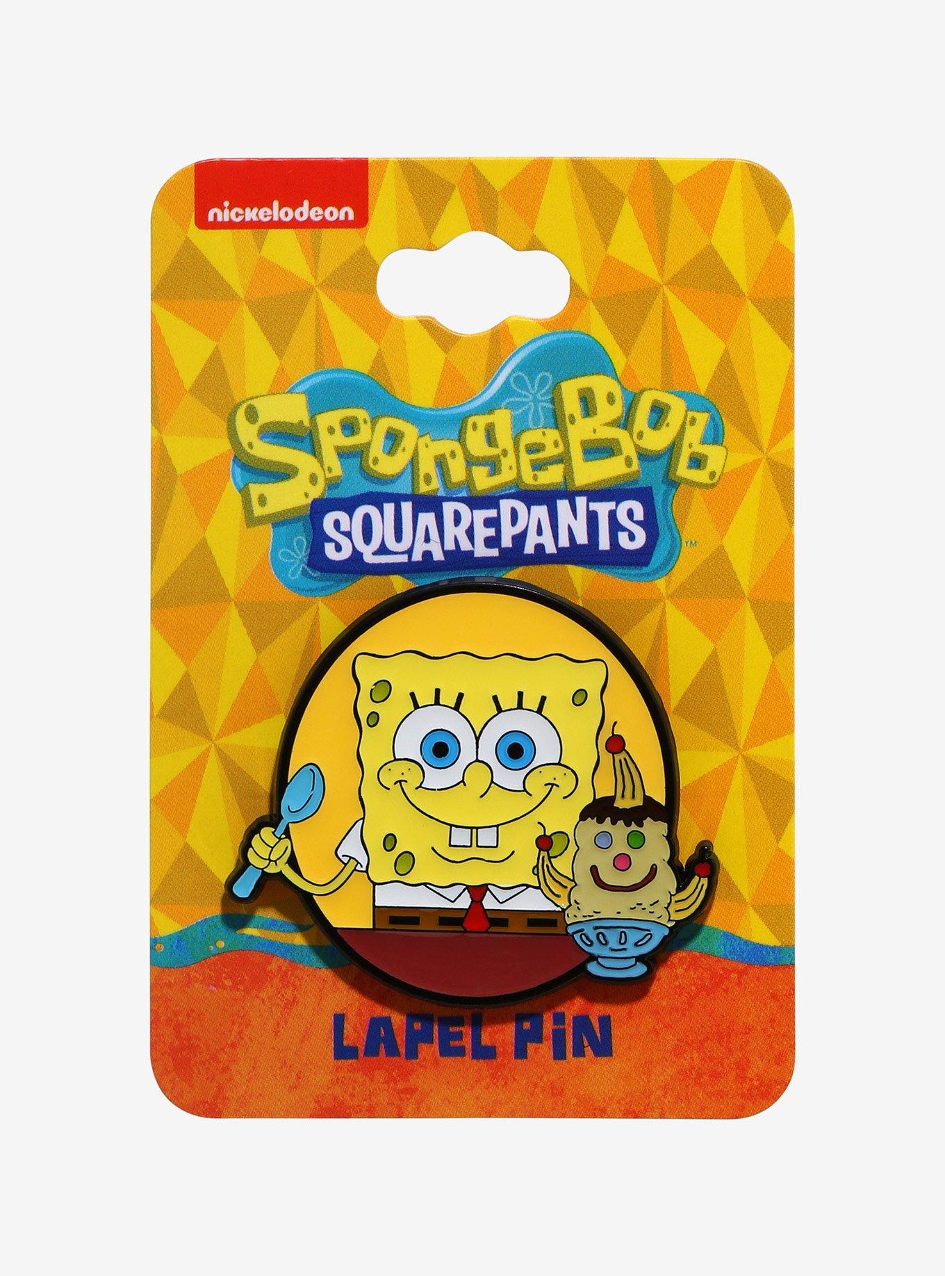 SpongeBob SquarePants Ice Cream Sundae Enamel Pin — BoxLunch Exclusive, , hi-res