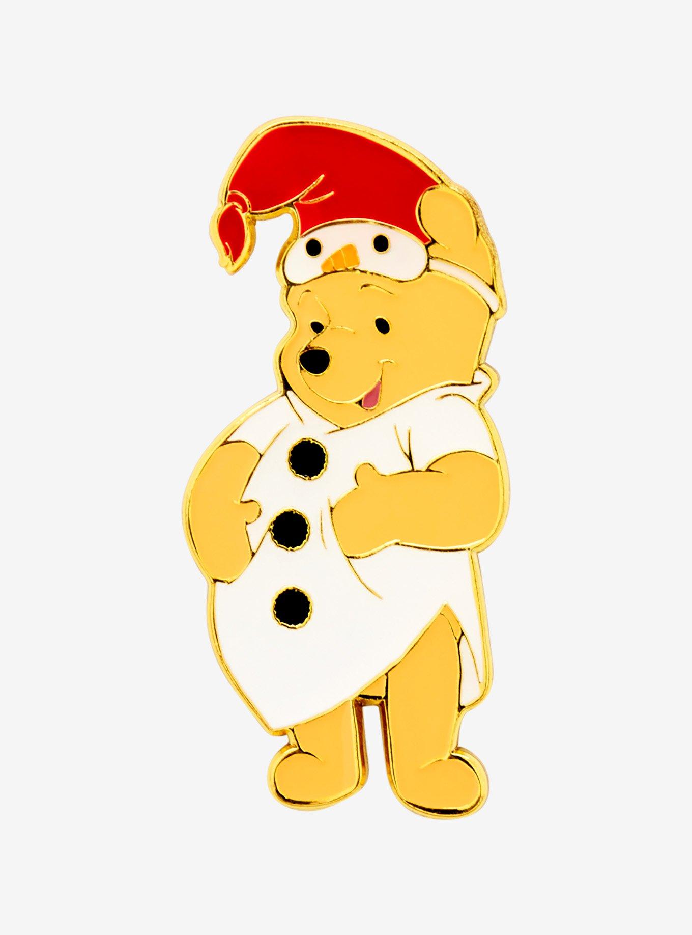 Loungefly Disney Winnie the Pooh Snowman Pajamas Pooh Bear Enamel Pin - BoxLunch Exclusive, , alternate