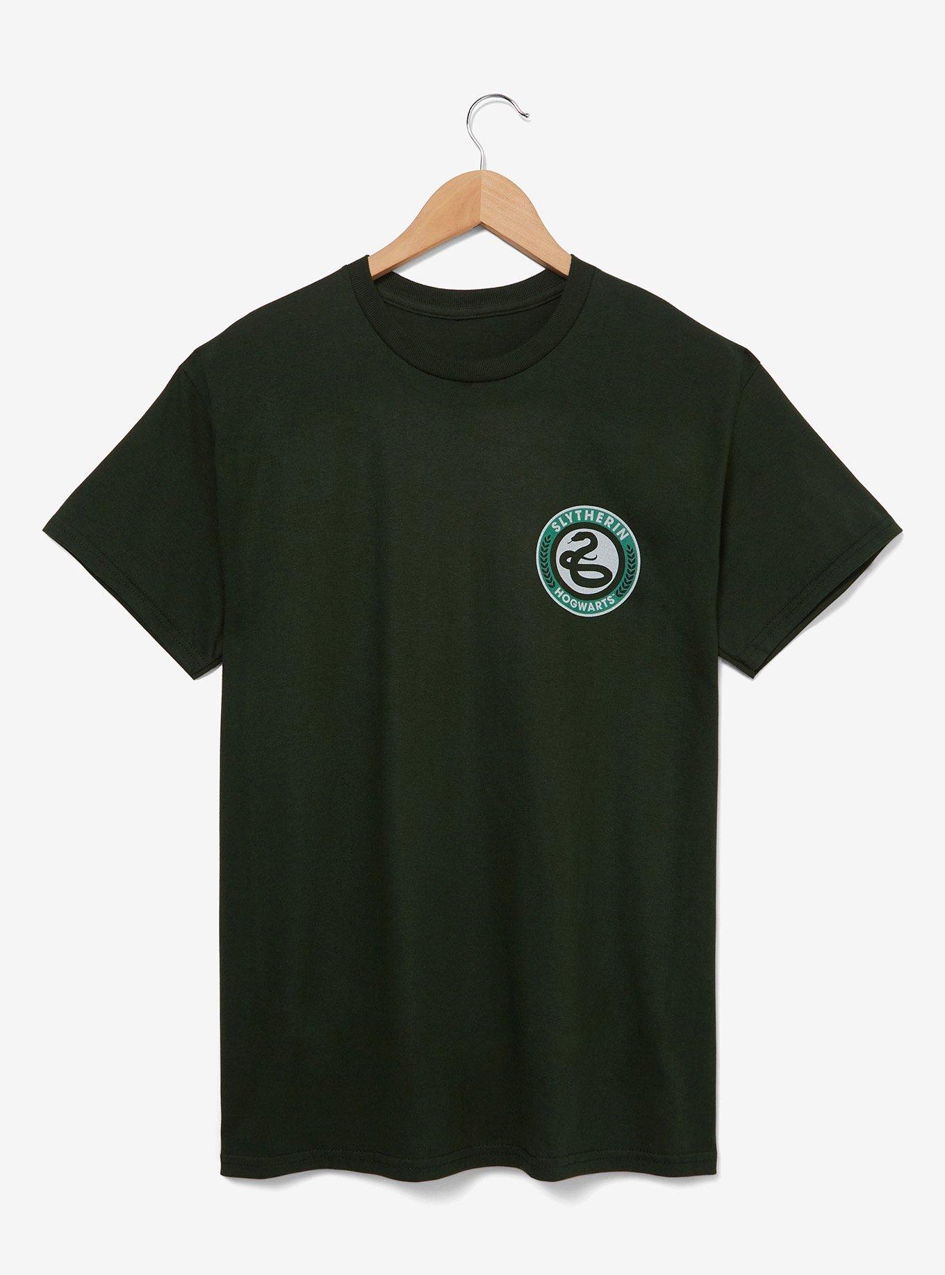 Harry Potter Slytherin House T-Shirt — BoxLunch Exclusive, HUNTER GREEN, alternate